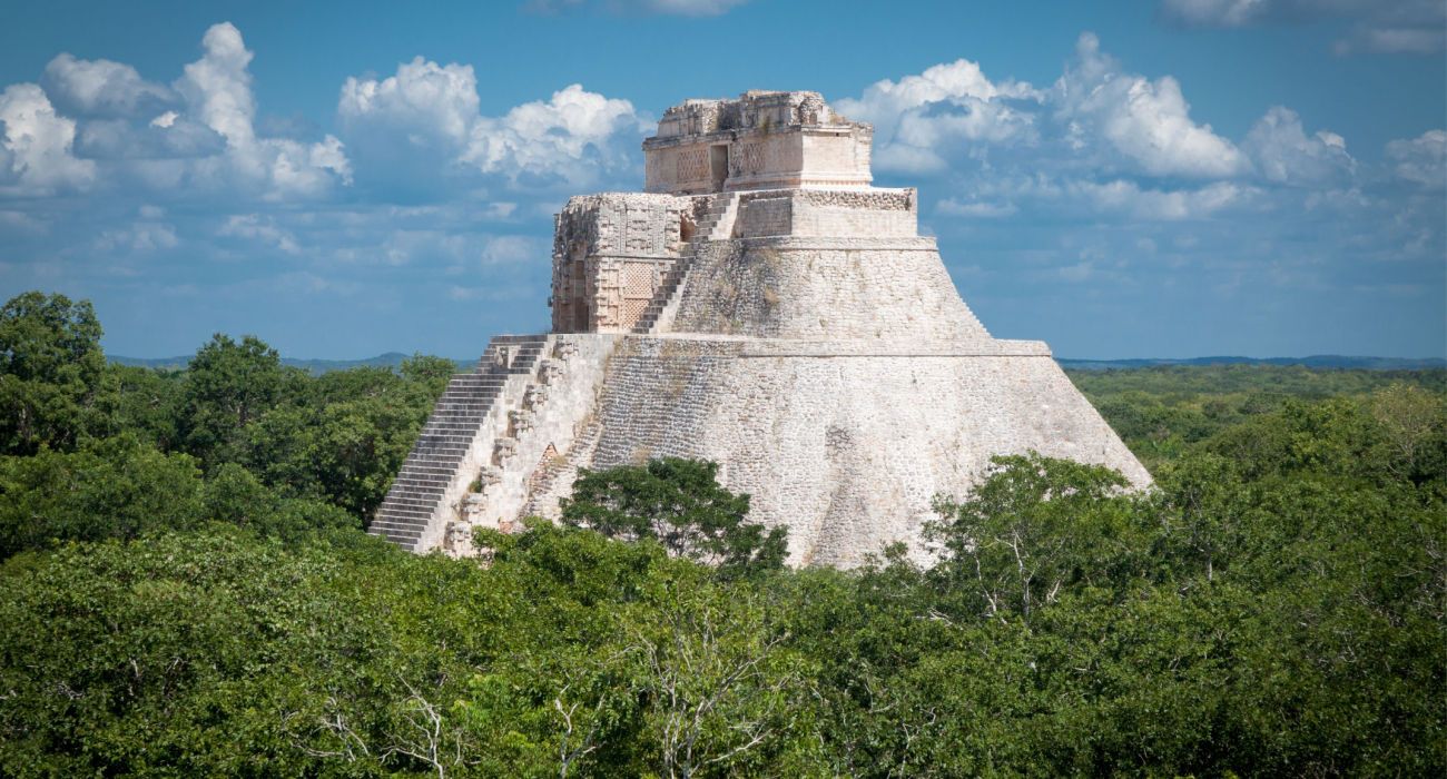 Mayan ruins of Uxmal, Mexico, Yucatan peninsula