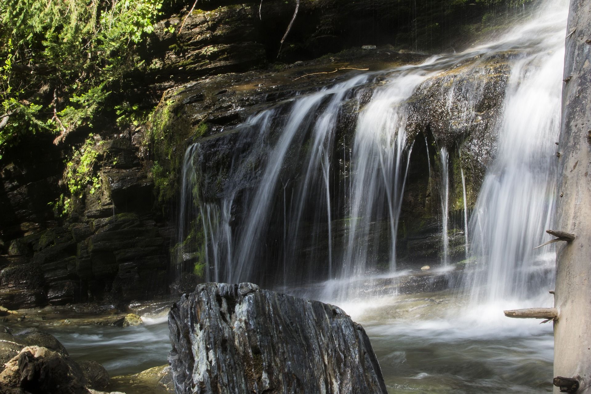 Cachoeiras rochas Preservação das quedas do degrau