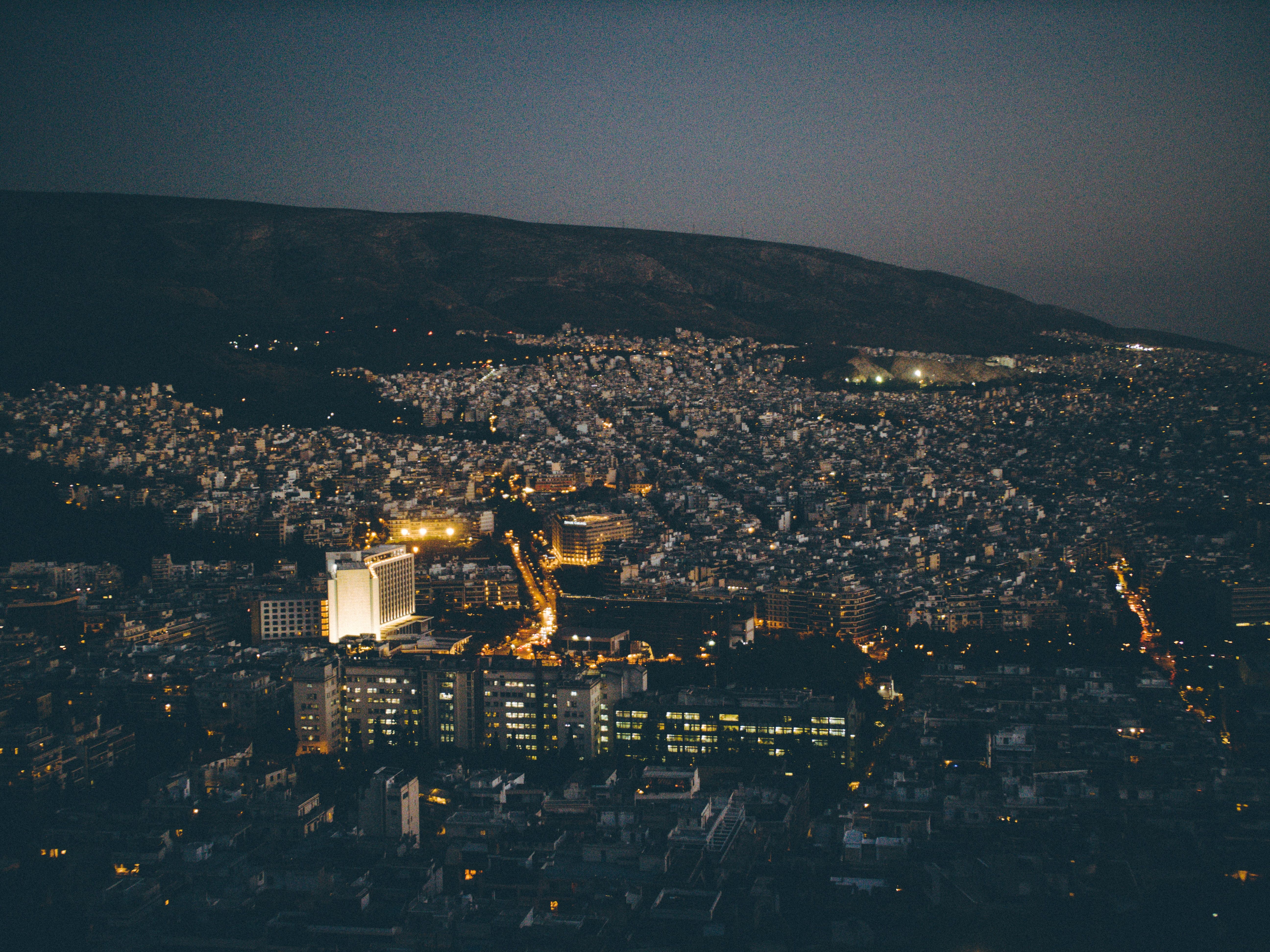 A view of Filopappou Hill, Athens, Greece