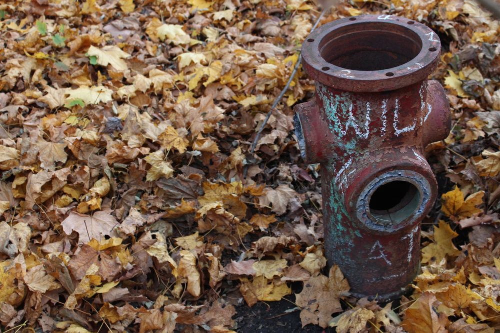 Abandoned fire hydrant in Centralia, Pennsylvania