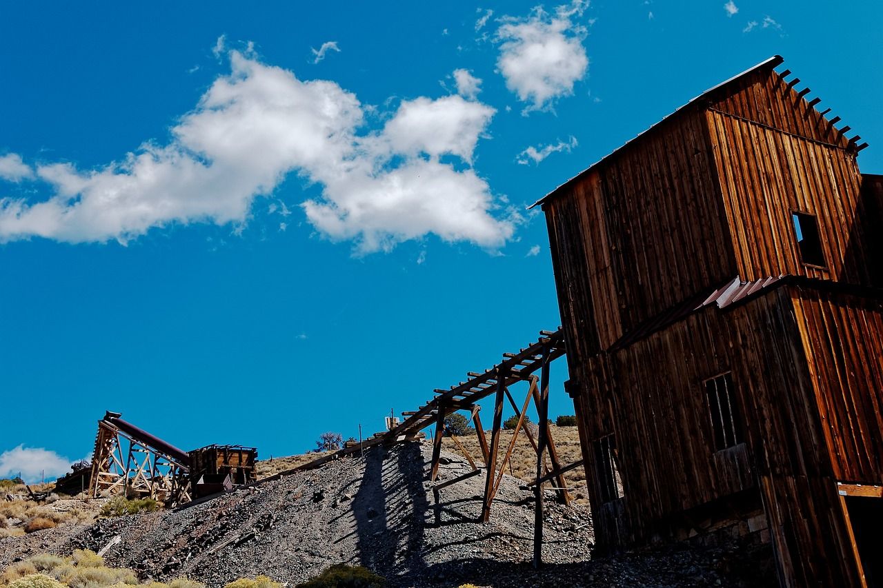 An abandoned mine in Berlin, Nevada