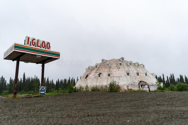 The abandoned Igloo Hotel in Alaska