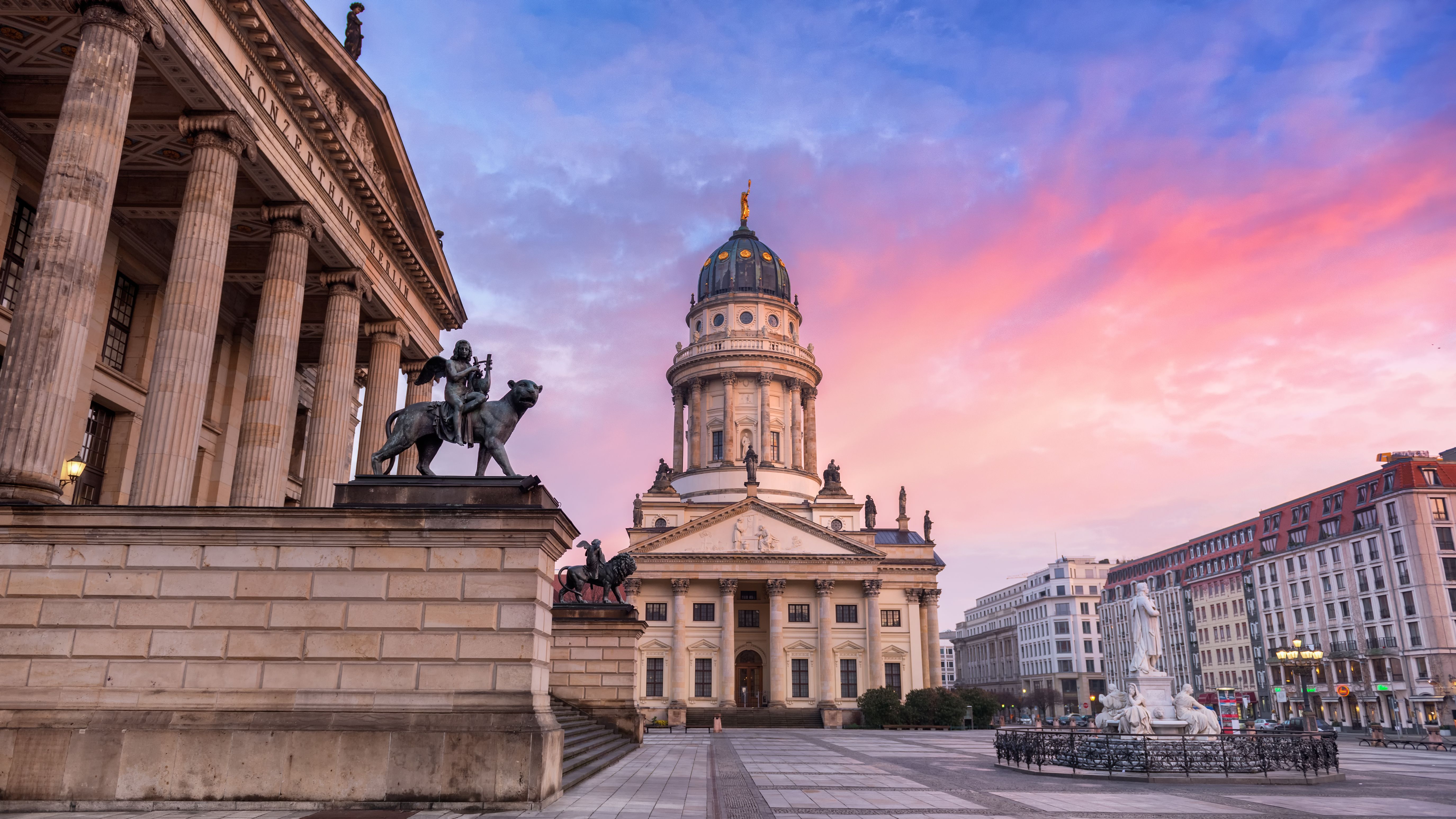 Sunrise in Berlin, Germany