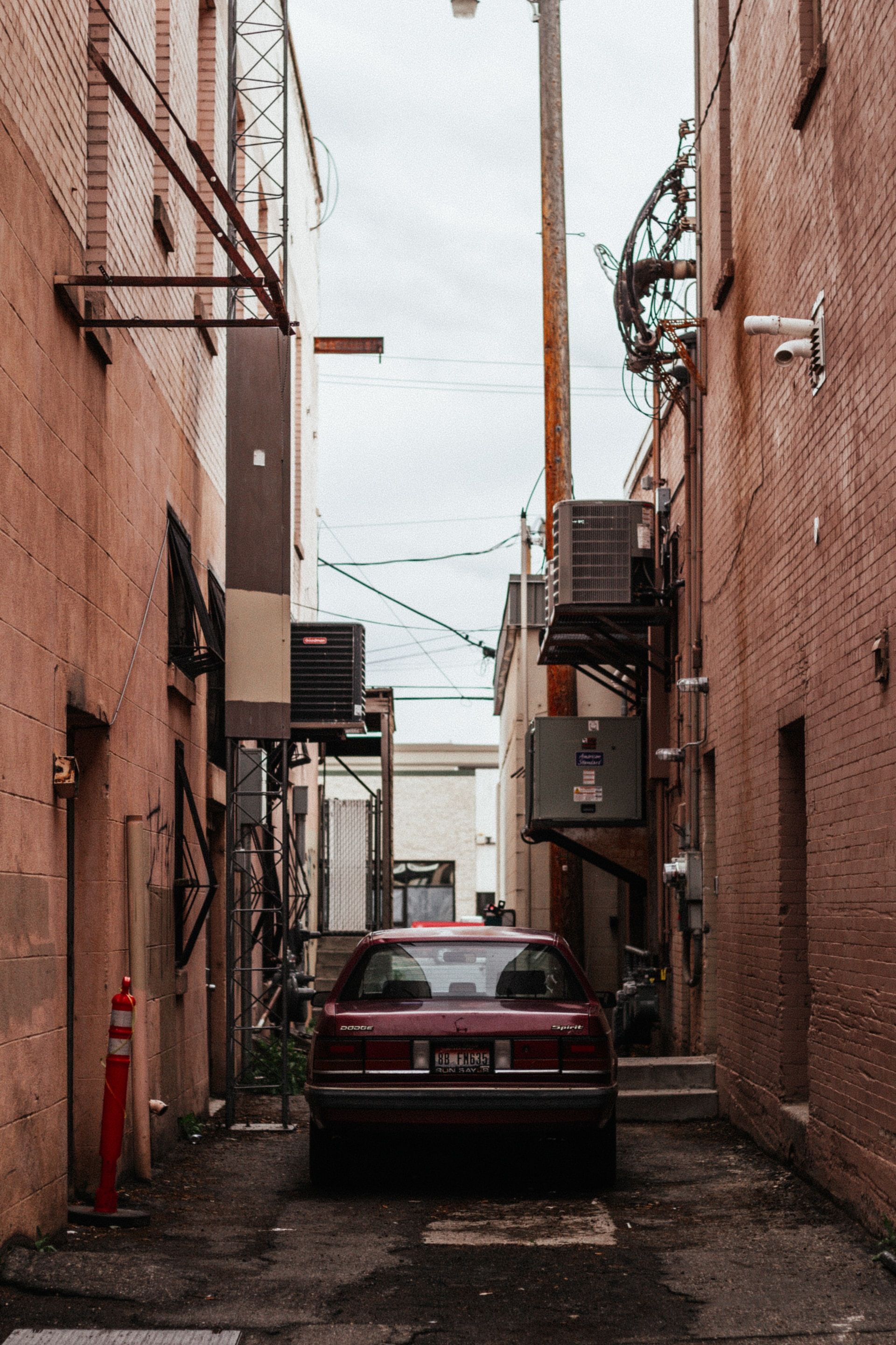 An alley in Idaho Falls