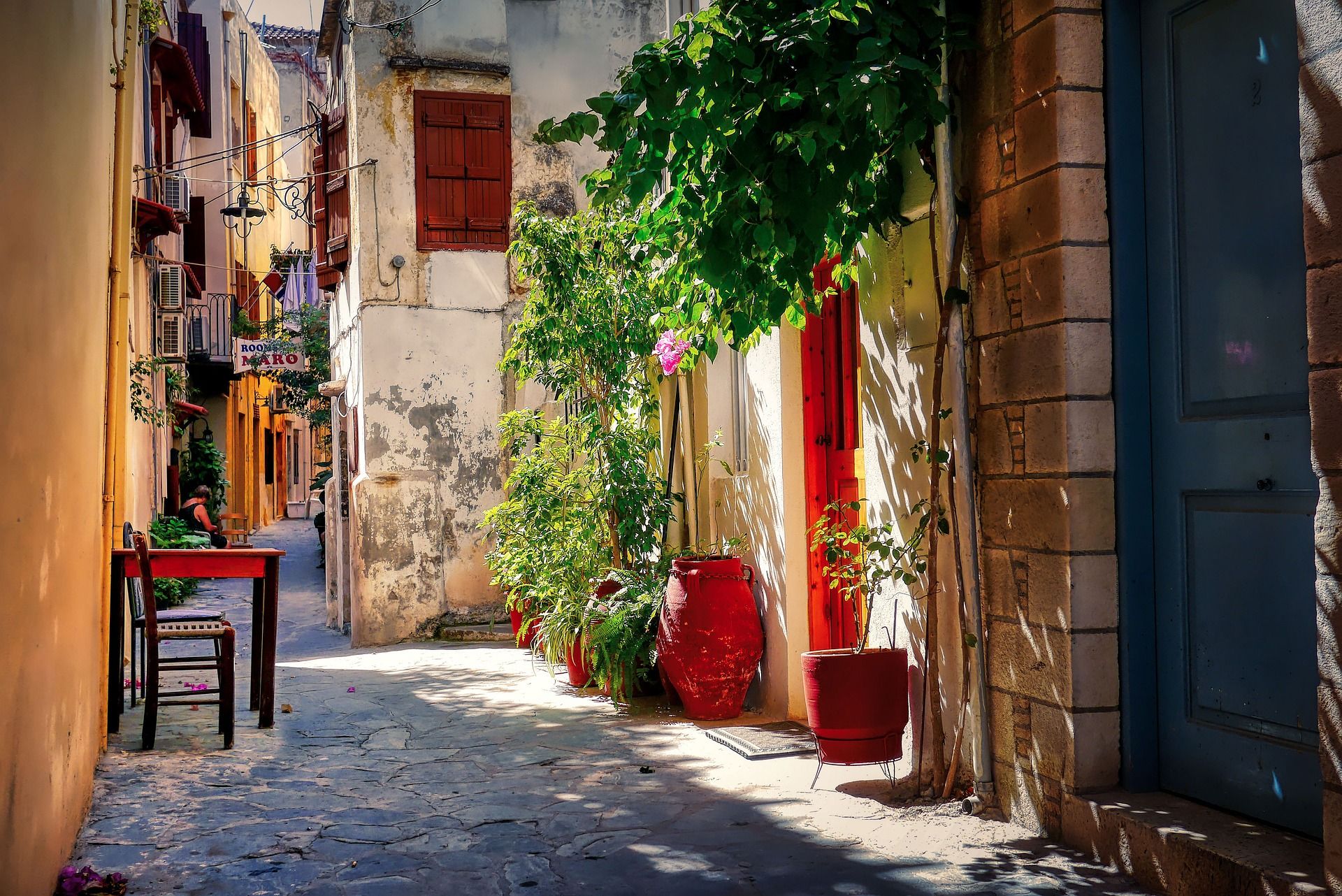 Street in Chania, Crete, Greece