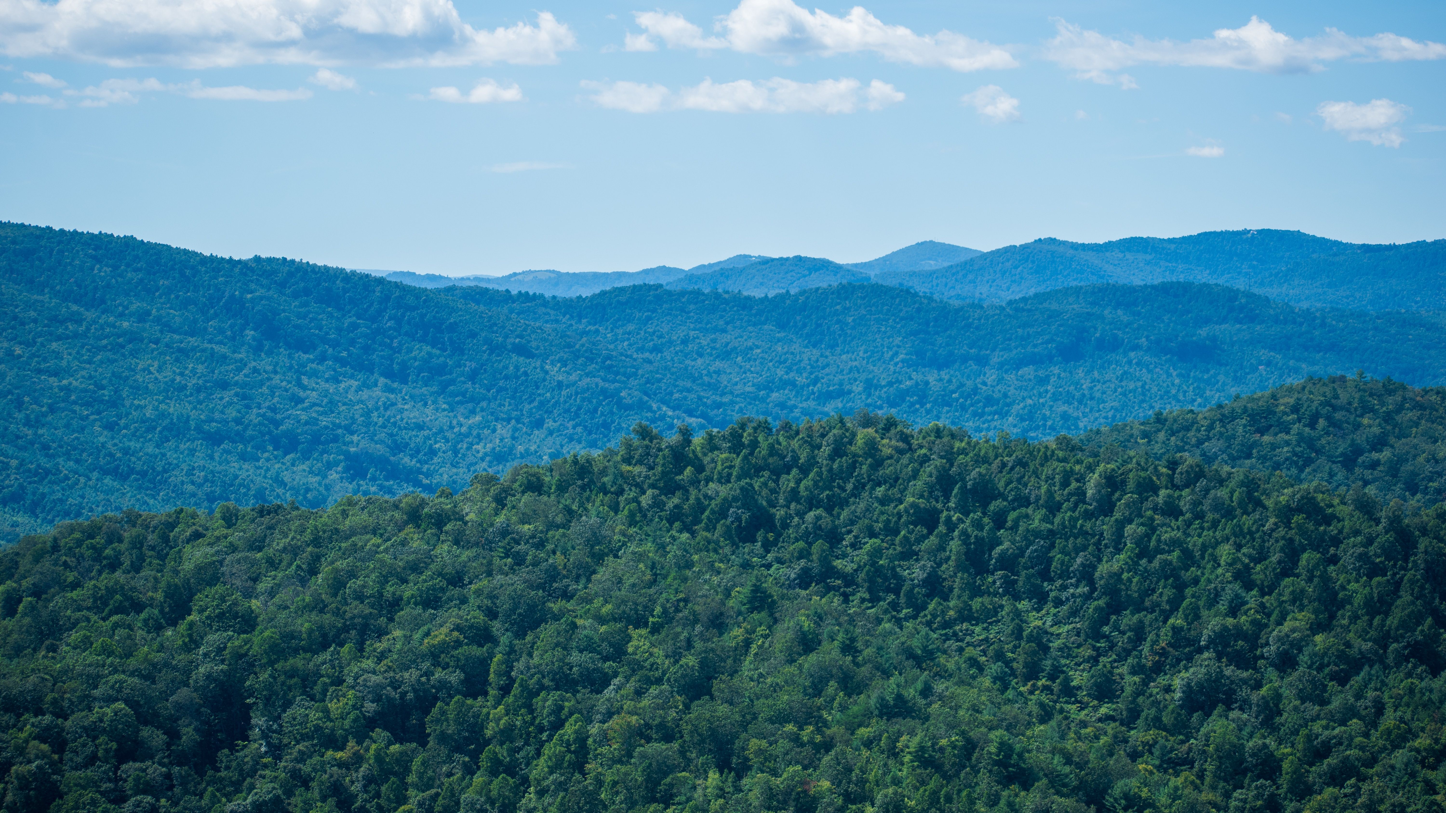 Appalachian mountains in Wilkes County, NC