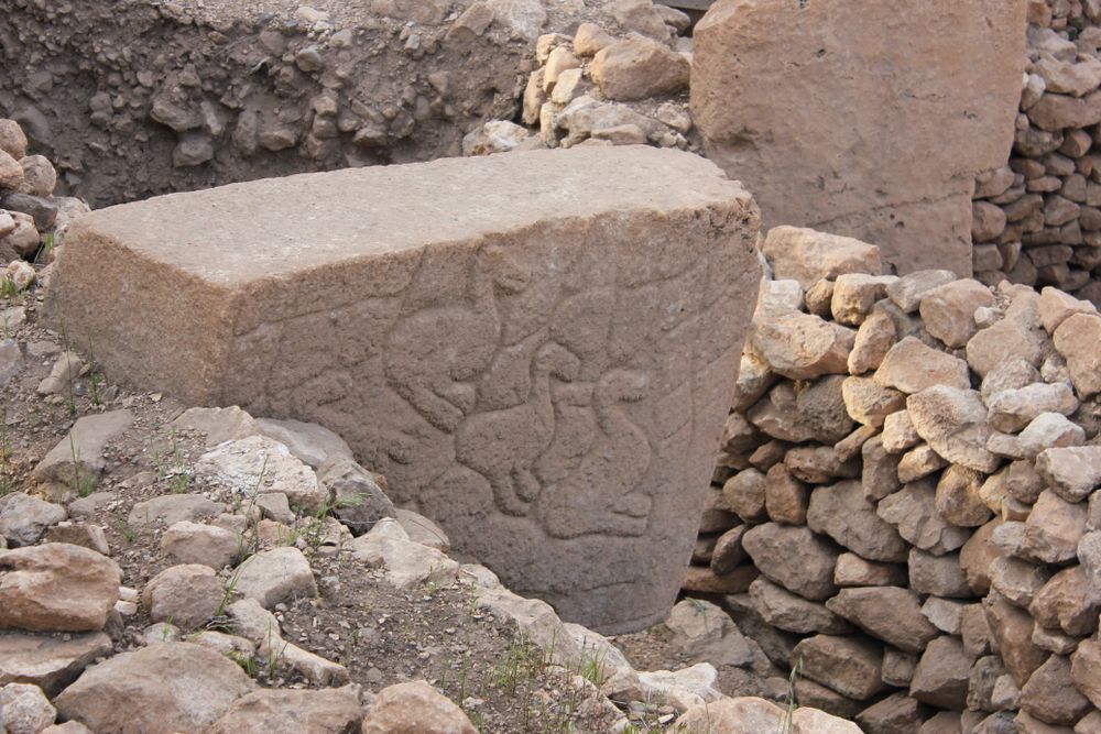 Archaeological work Gobekli Tepe, Turkey