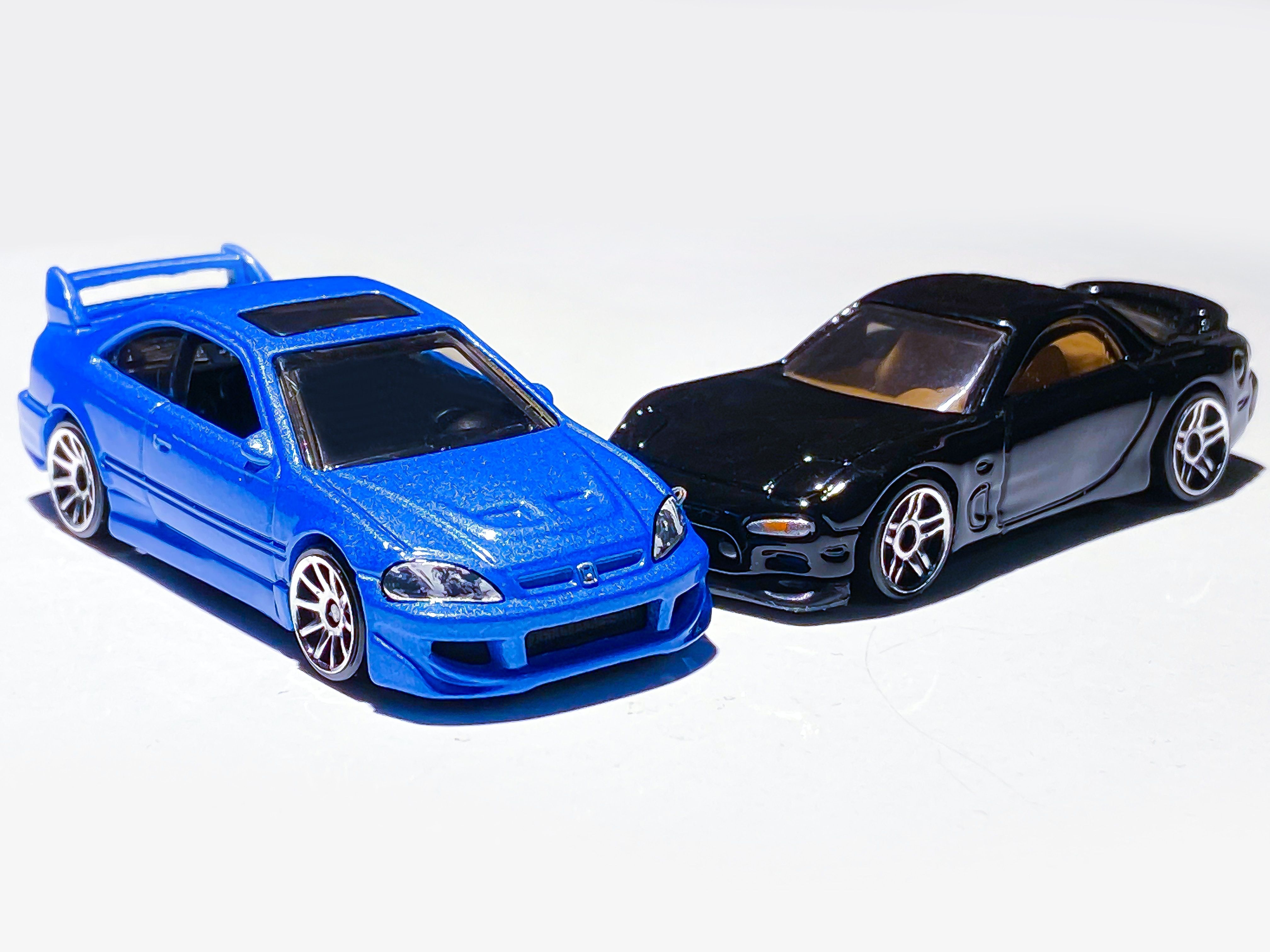 Blue and Black Hot Wheels