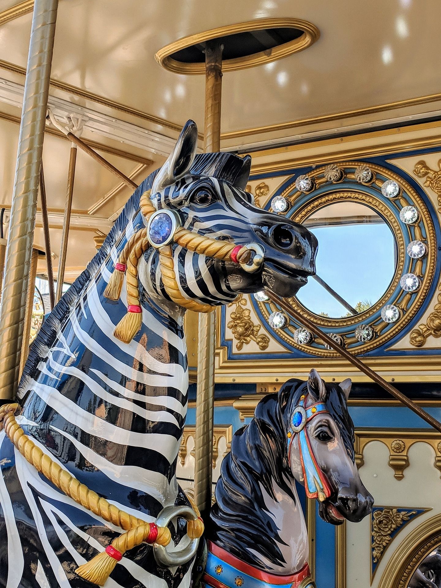 Carousel ride at the Kemah Boardwalk