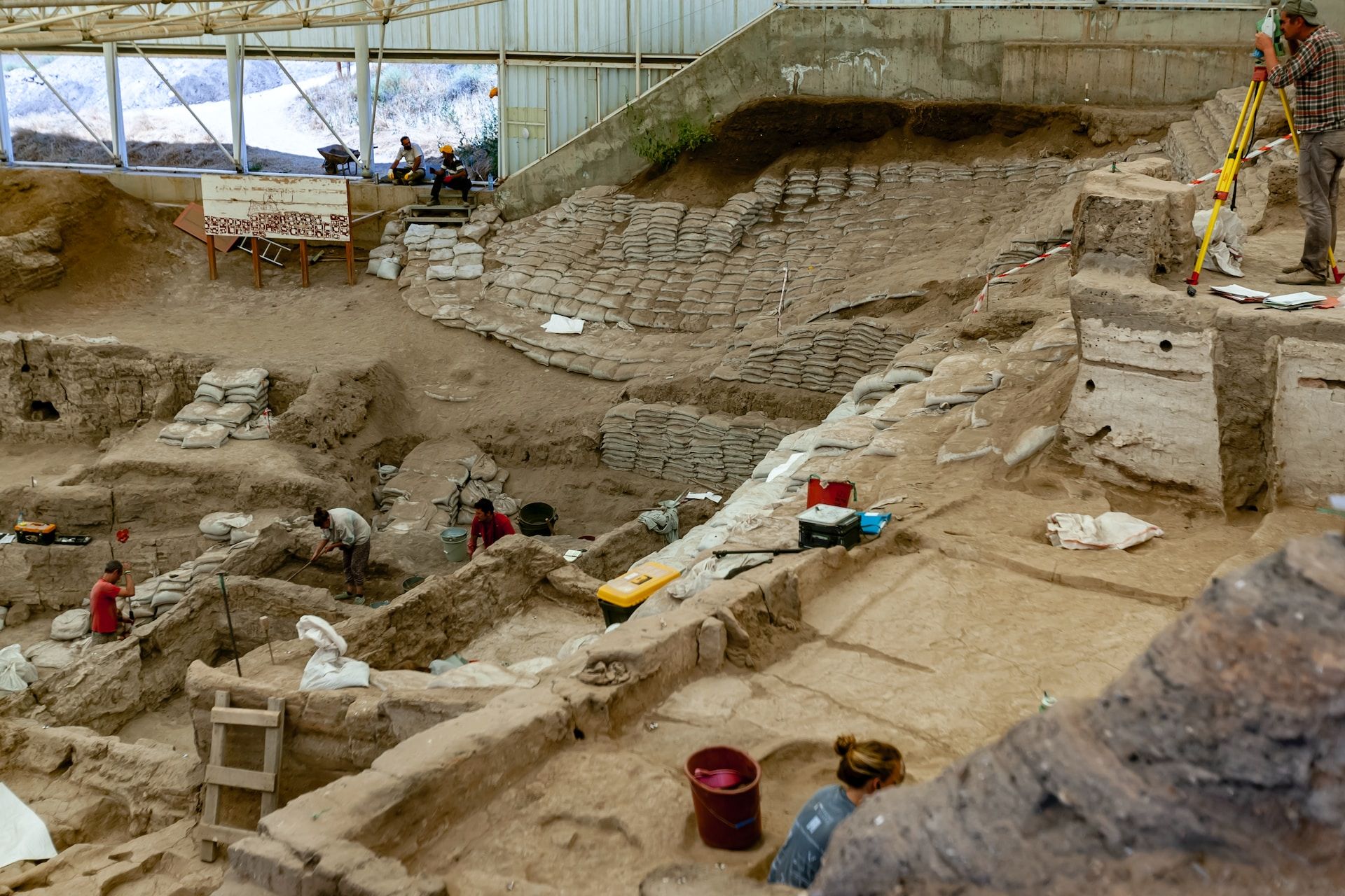 Catalhoyuk Archeological Site, Konya, Turkey