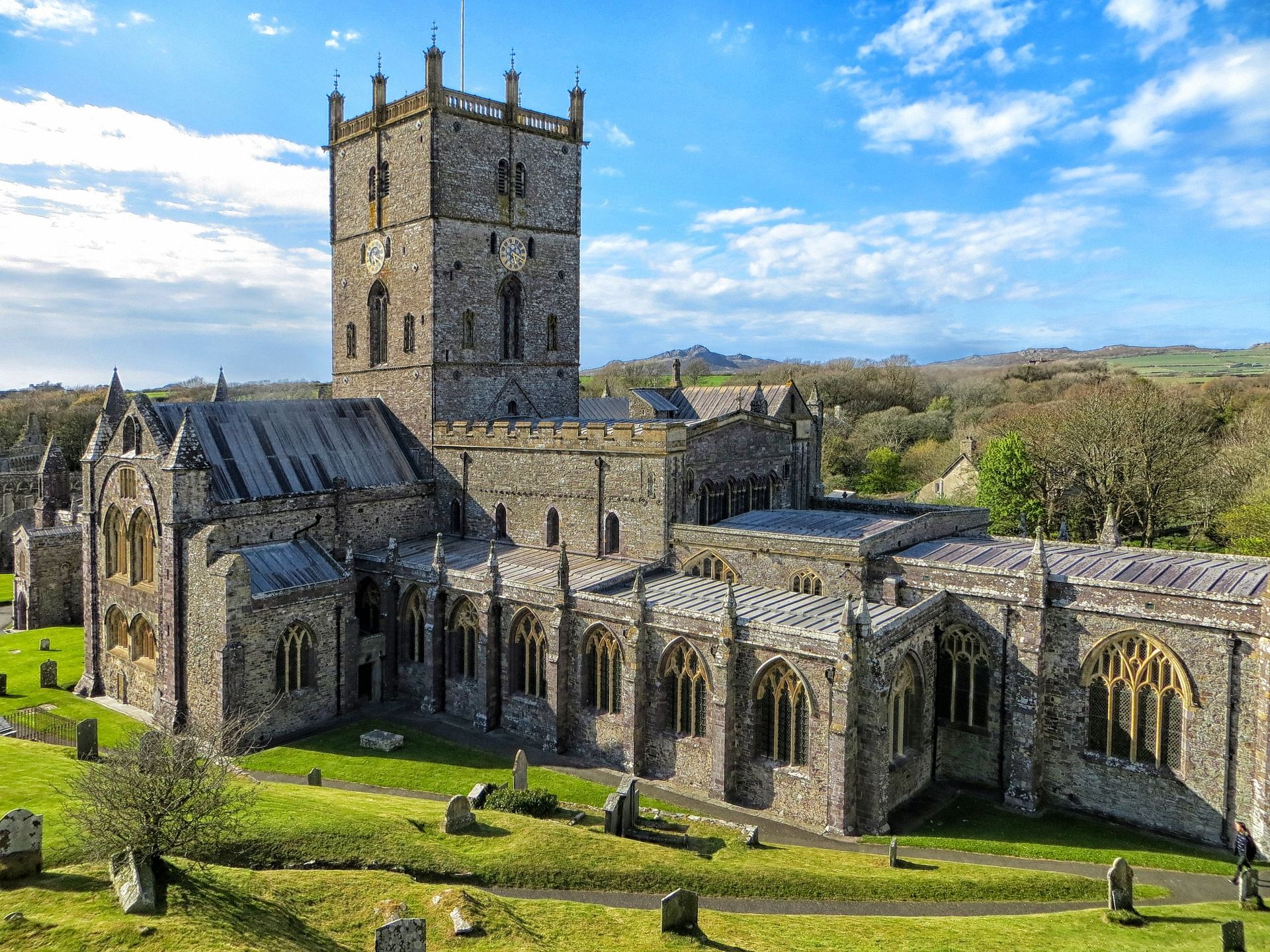 Cathedral in St. David's, Wales