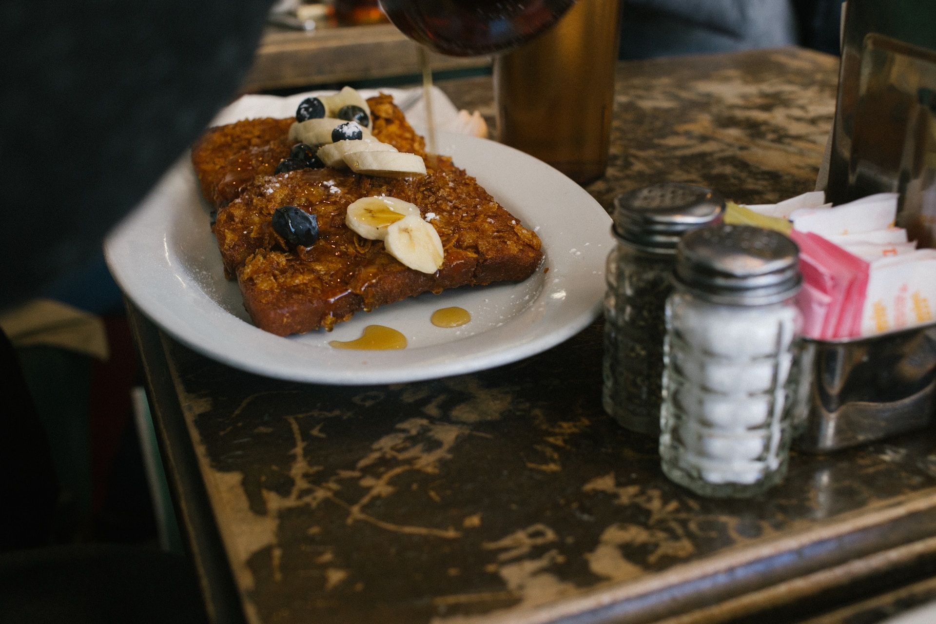 A plate of French toast at Blue Benn Diner in Bennington, Vermont