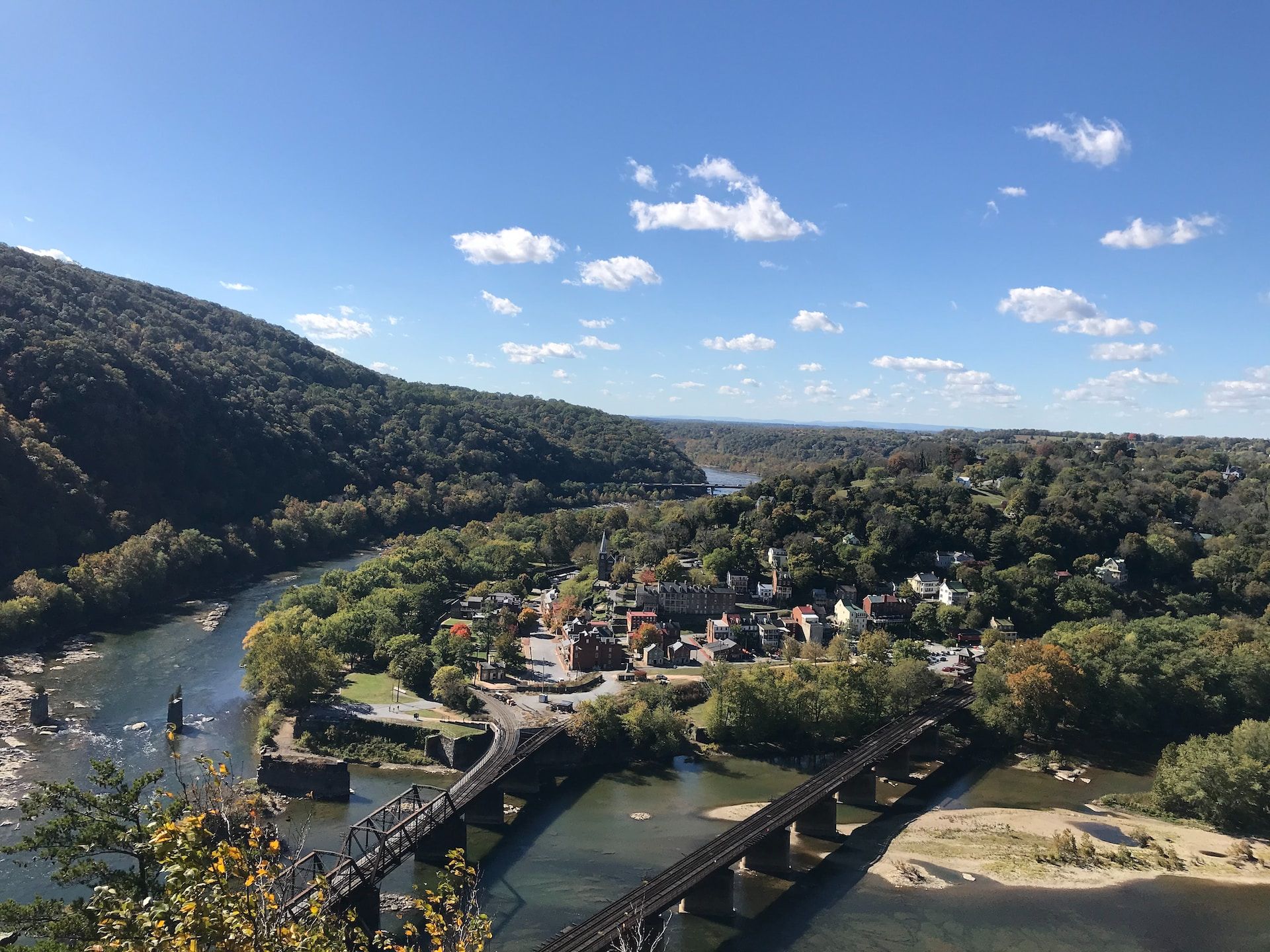 Harpers Ferry, West Virginia scenery 