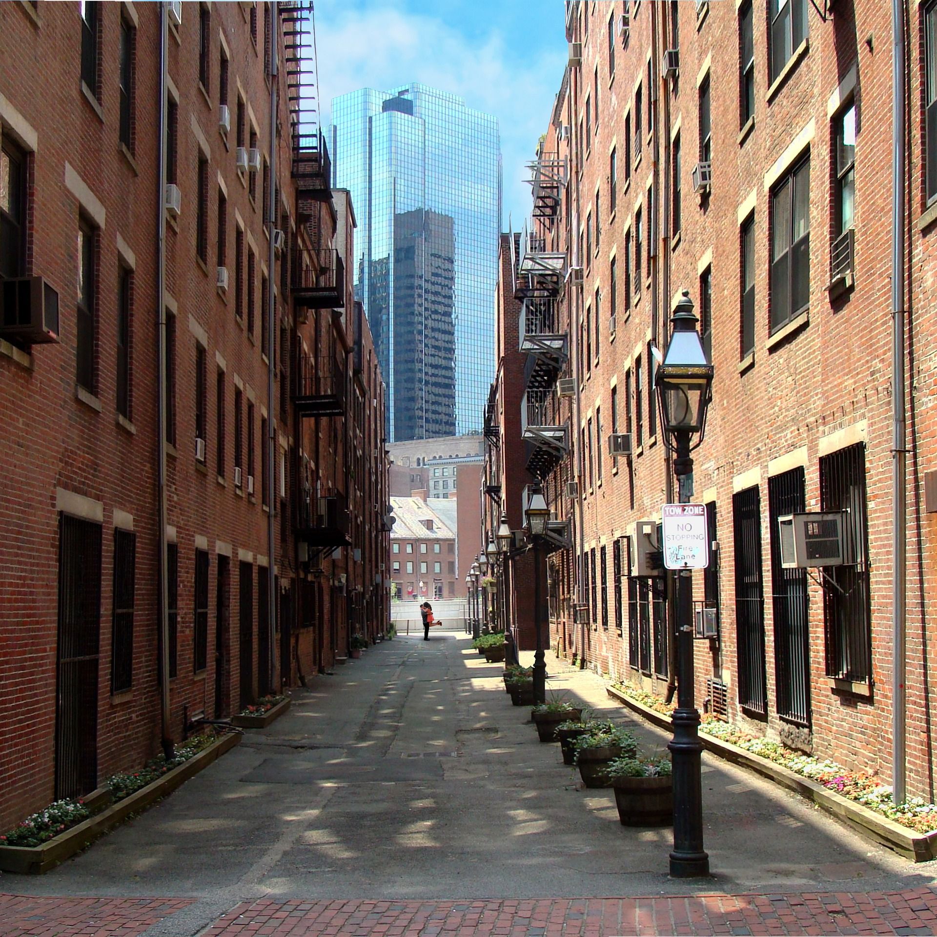 brownstone buildings Boston, Massachusetts