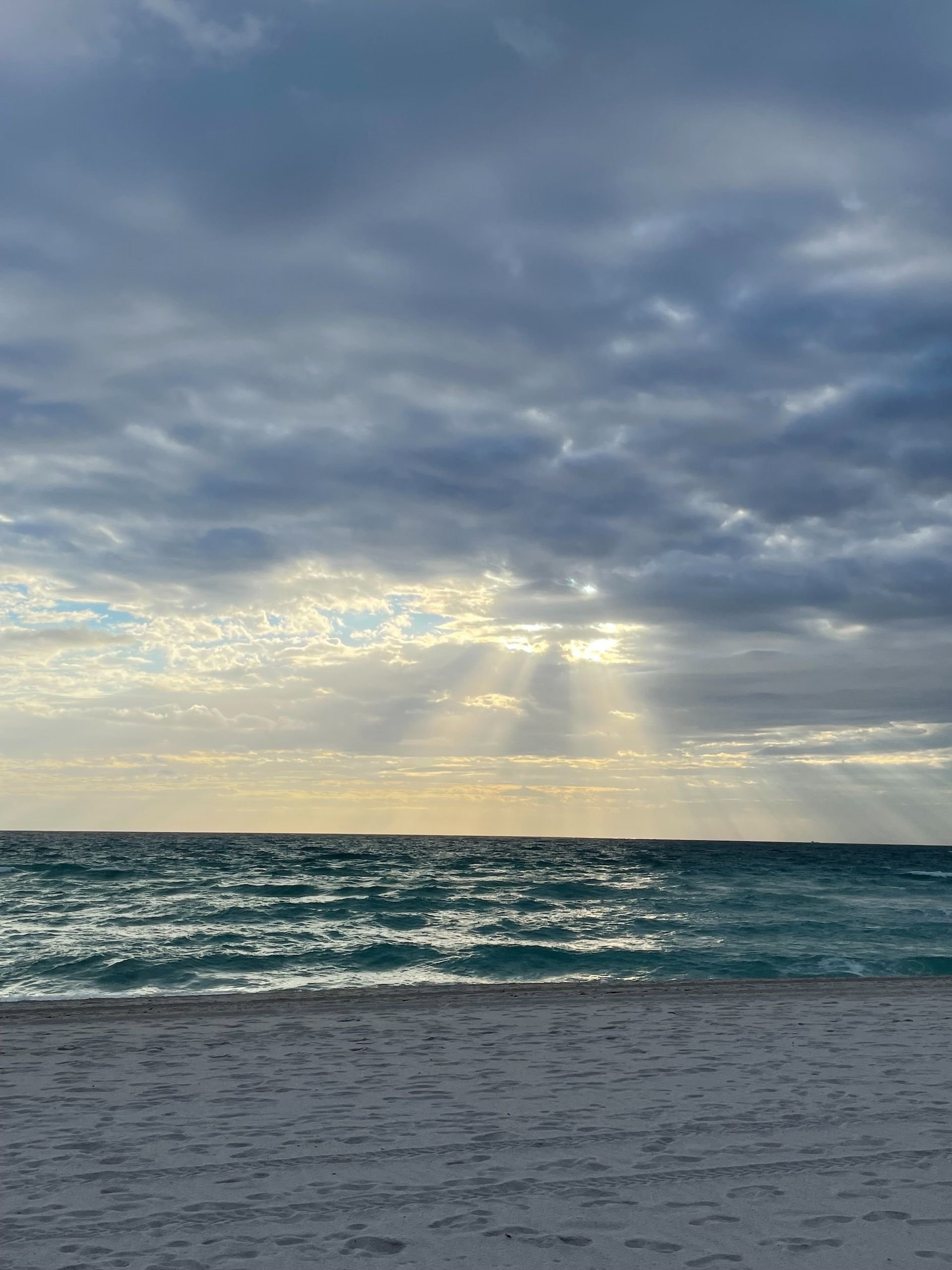 Nuvens sobre Miami Beach