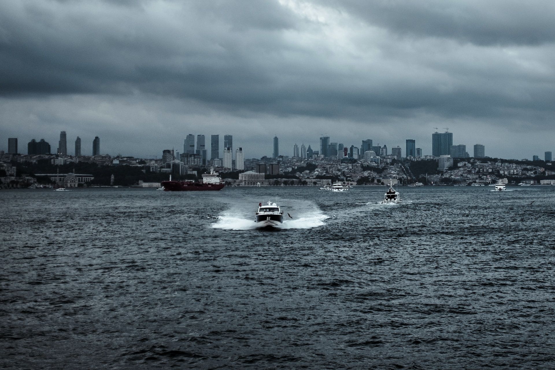 Crossing the Bosphorus Strait, Istanbul
