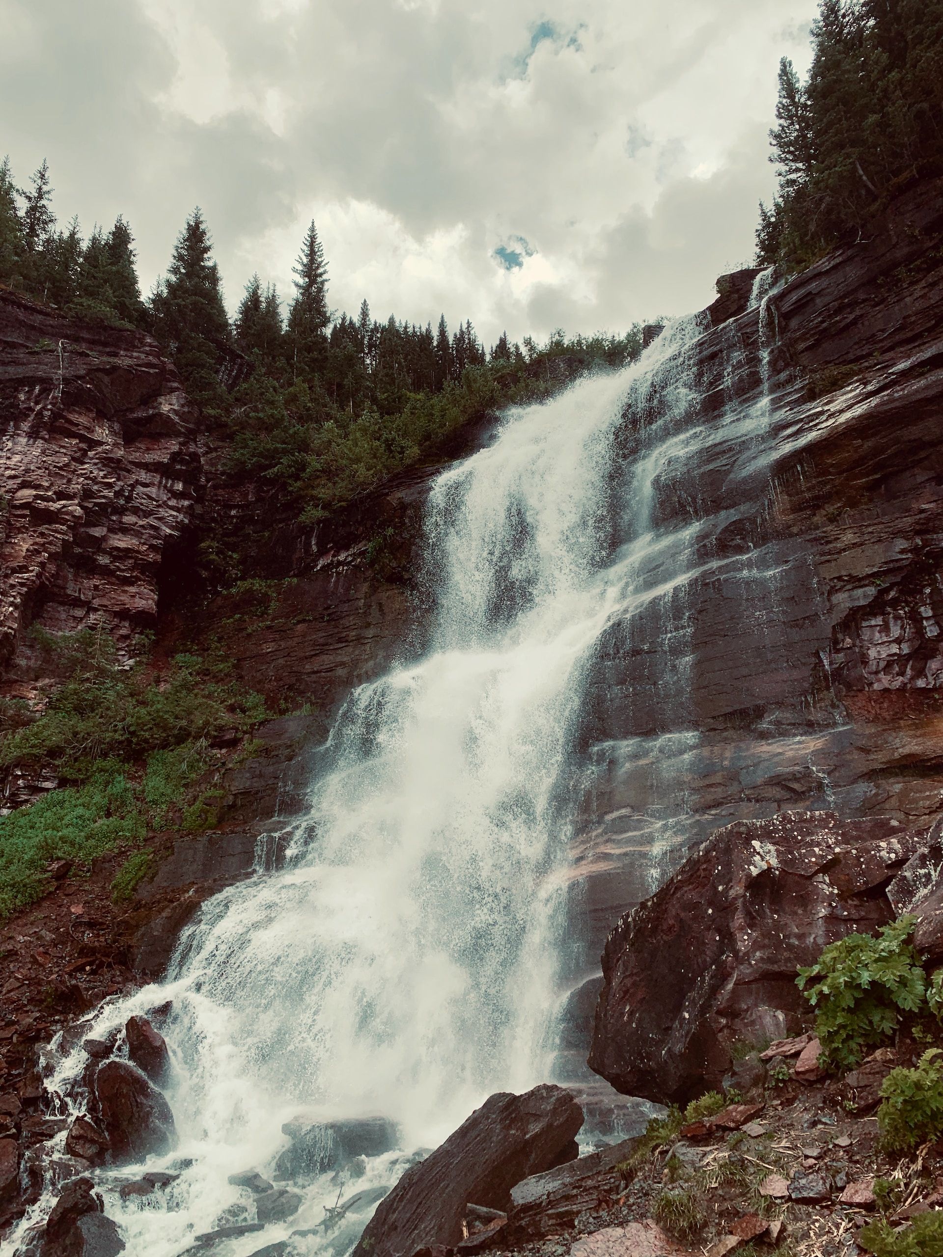 A view of Bear Creek Falls