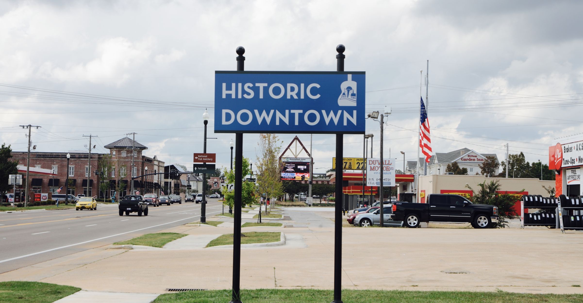 Tupelo, centro histórico do Mississippi