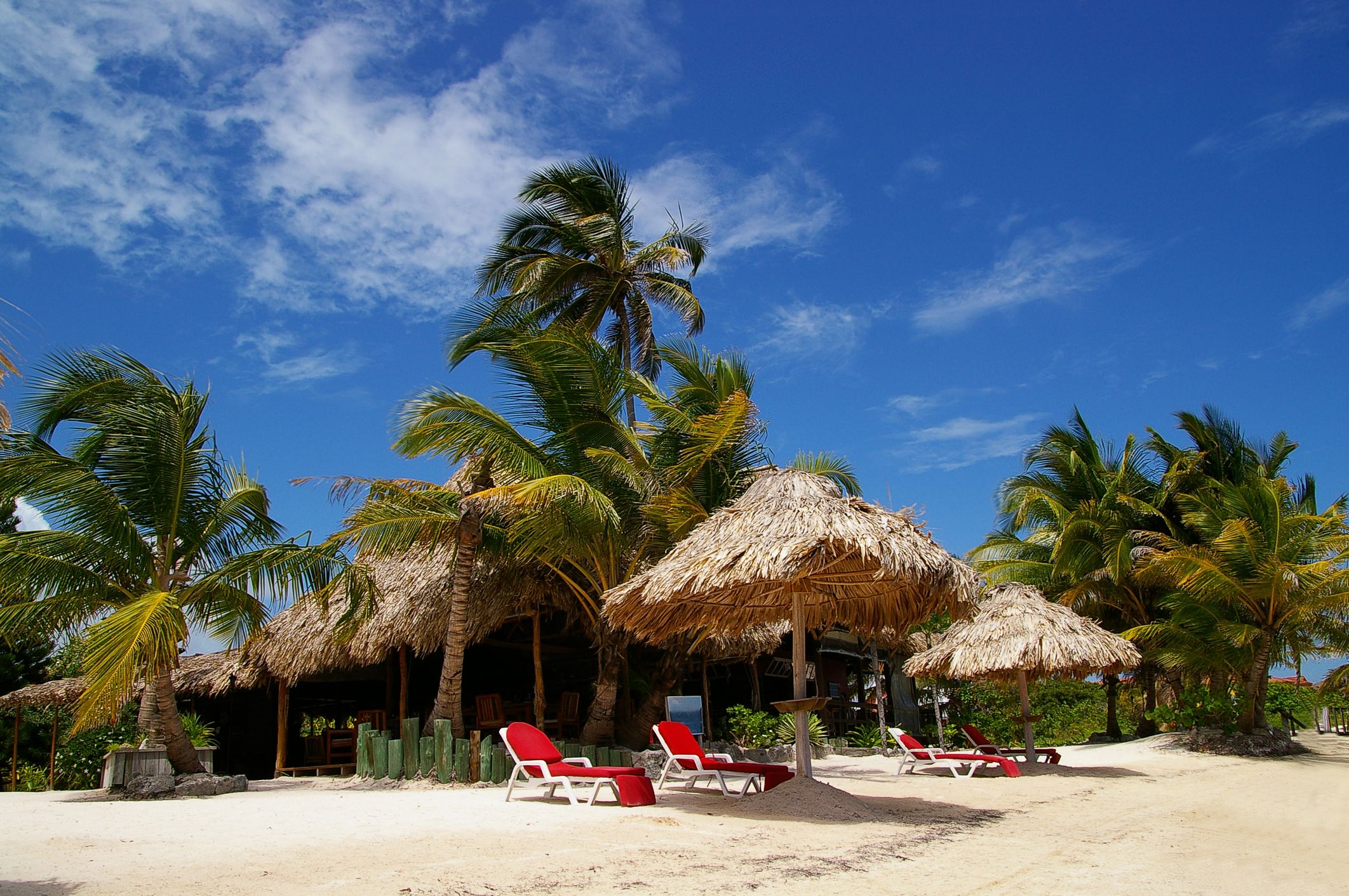Beach resort in Belize, Central America 