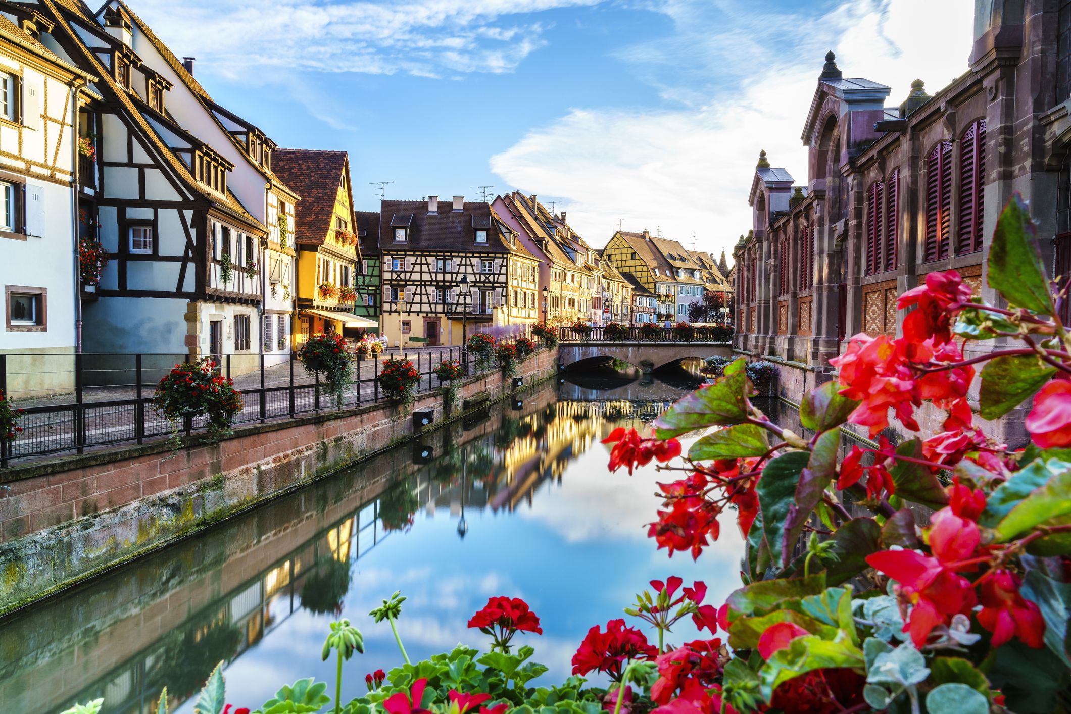 Canal running through Colmar, France, also known as Little Venice