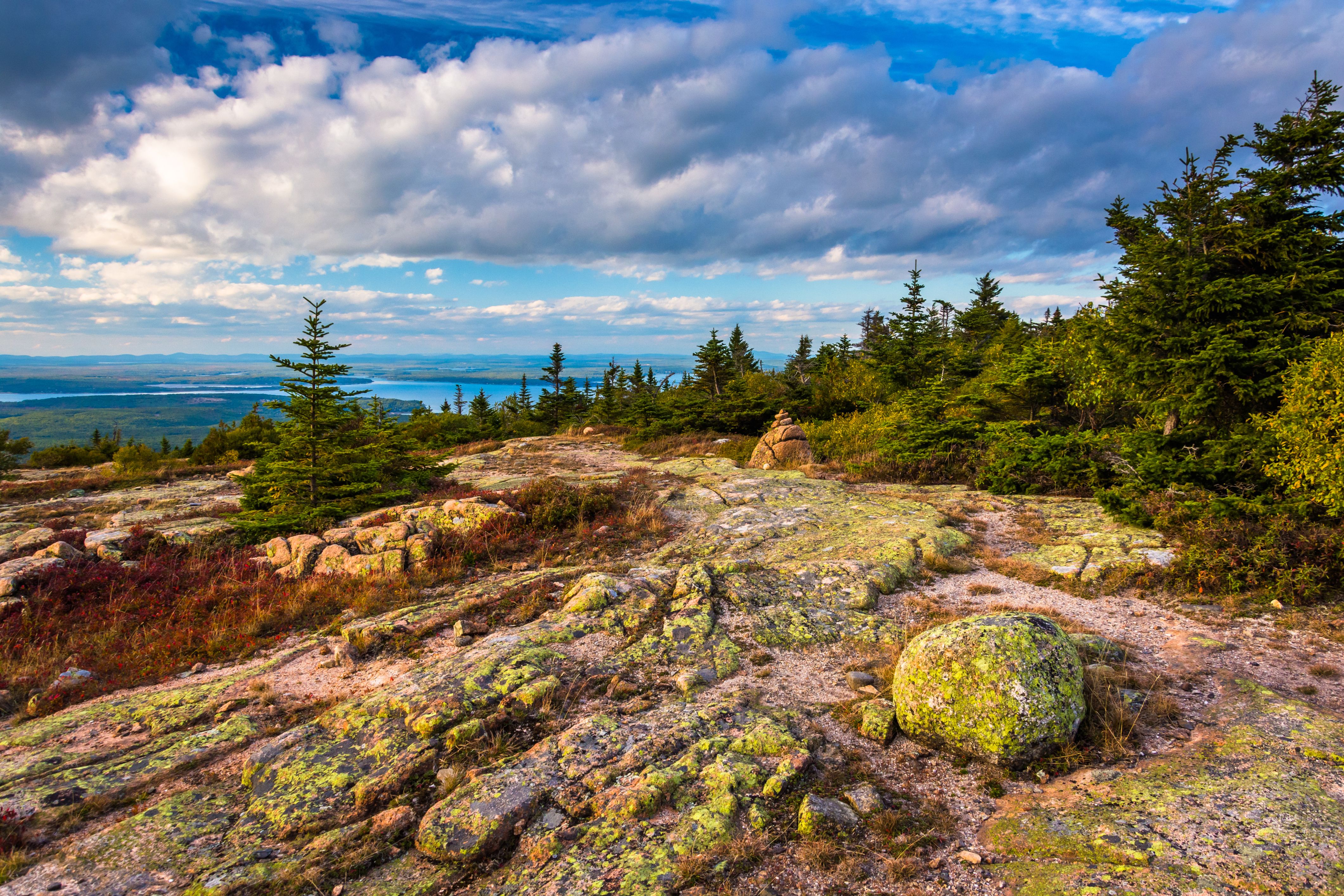 View from Blue Hill Overlook in Acadia National Park