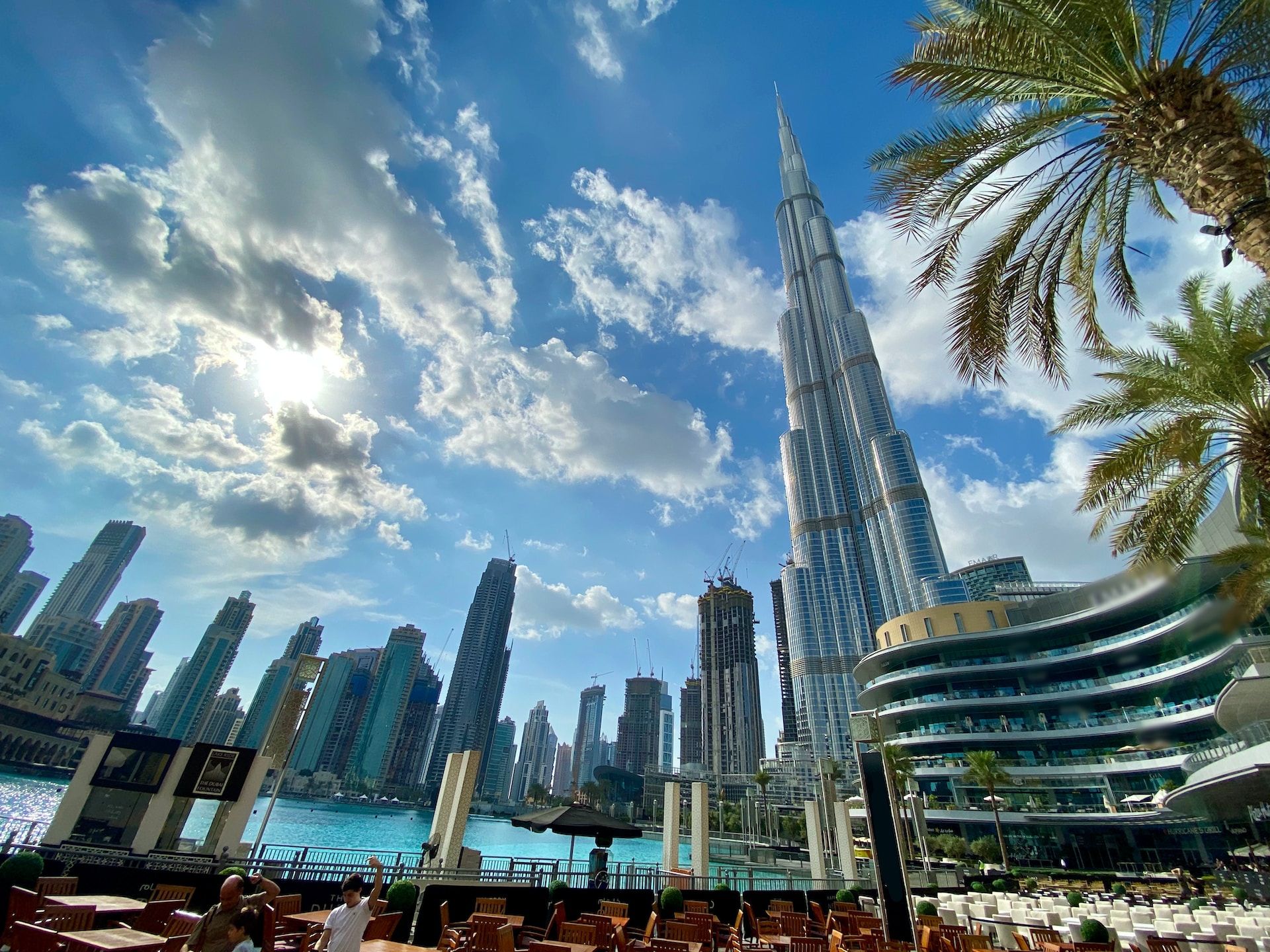 View of the Dubai skyline 