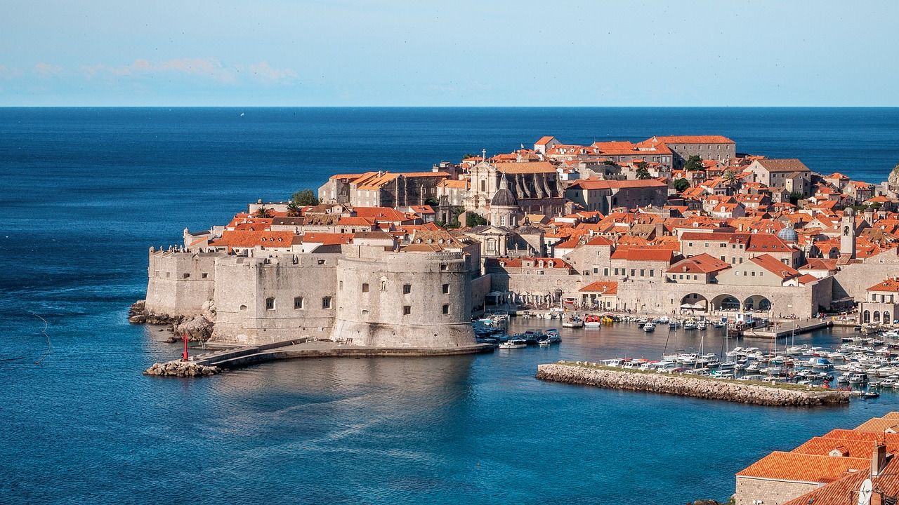 View of the Old Town in Dubrovnik, Croatia