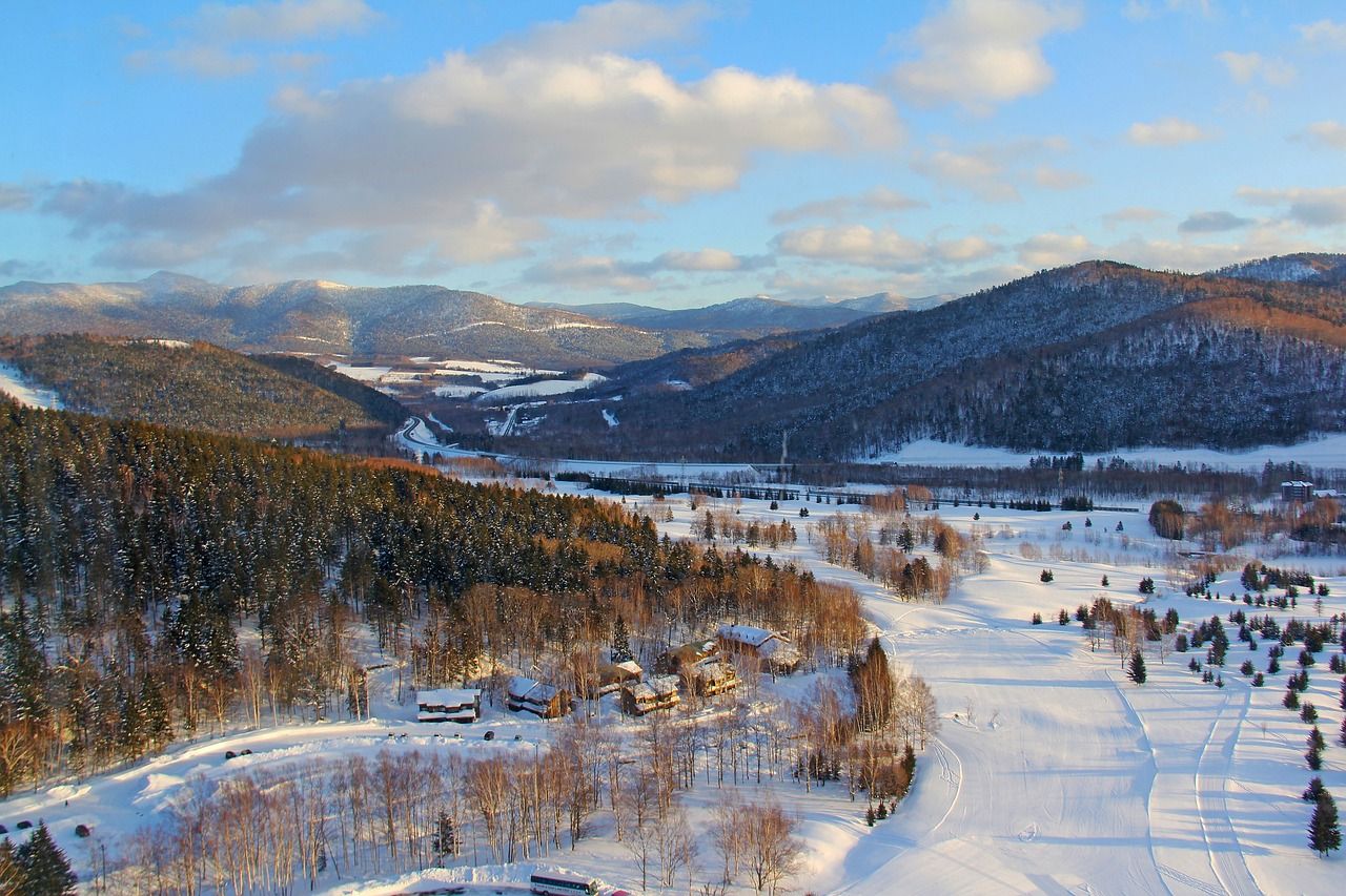 Tomamu Ski Resort in Hokkaido, Japan