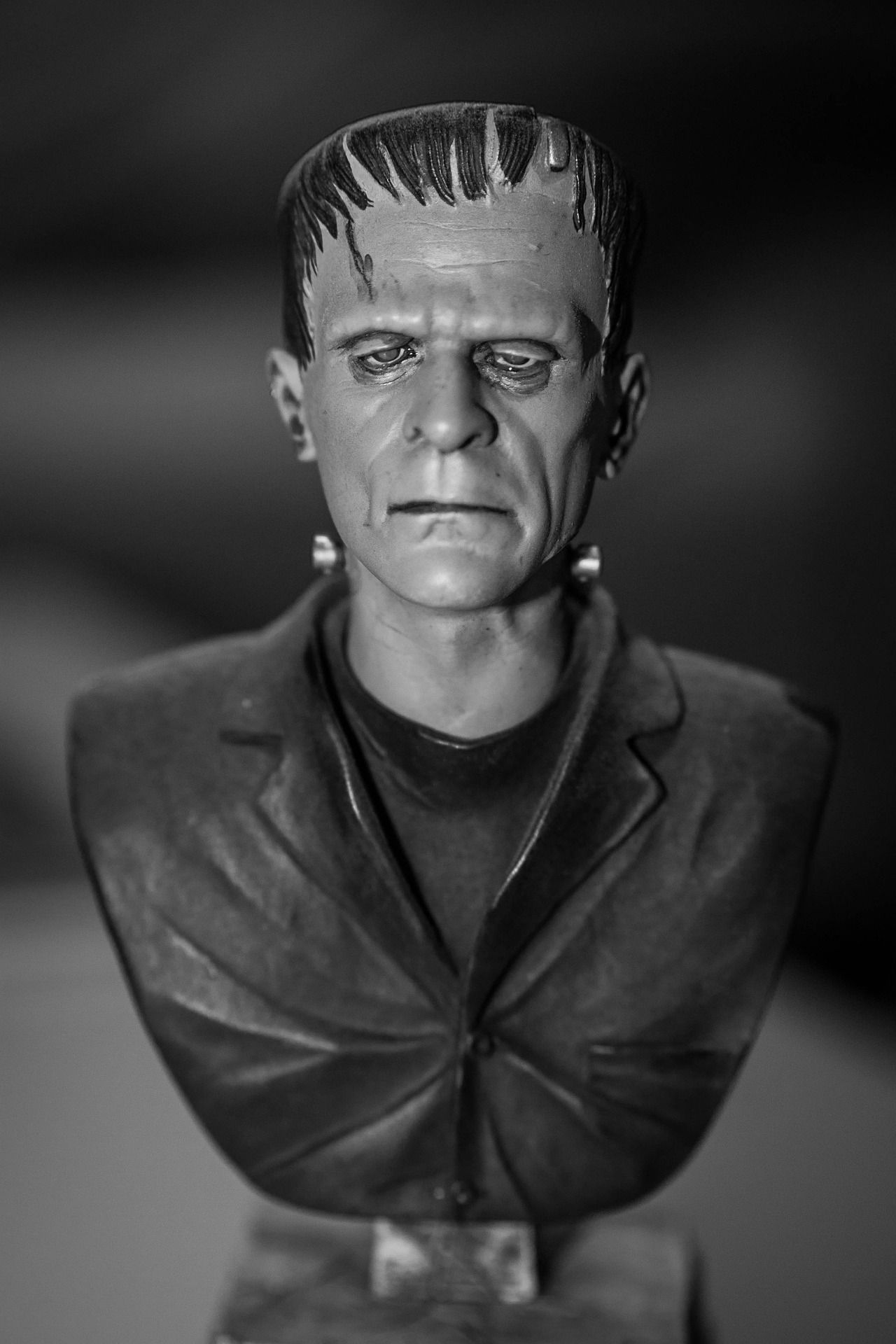 Bust statue of Herman Munster (Frankenstein)