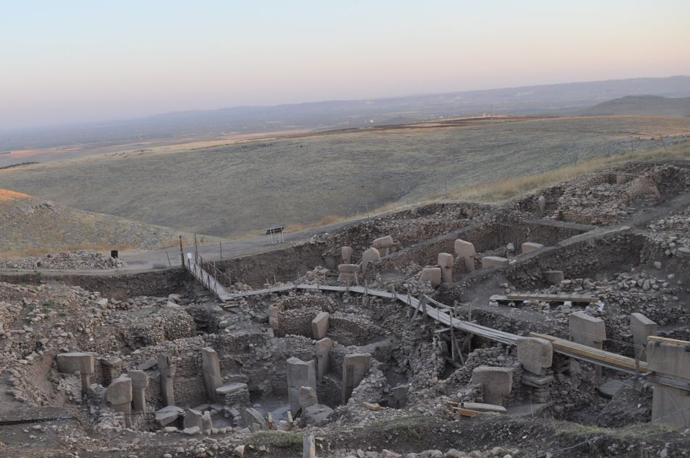 Gobekli tepe archeology site in urfa-turkey