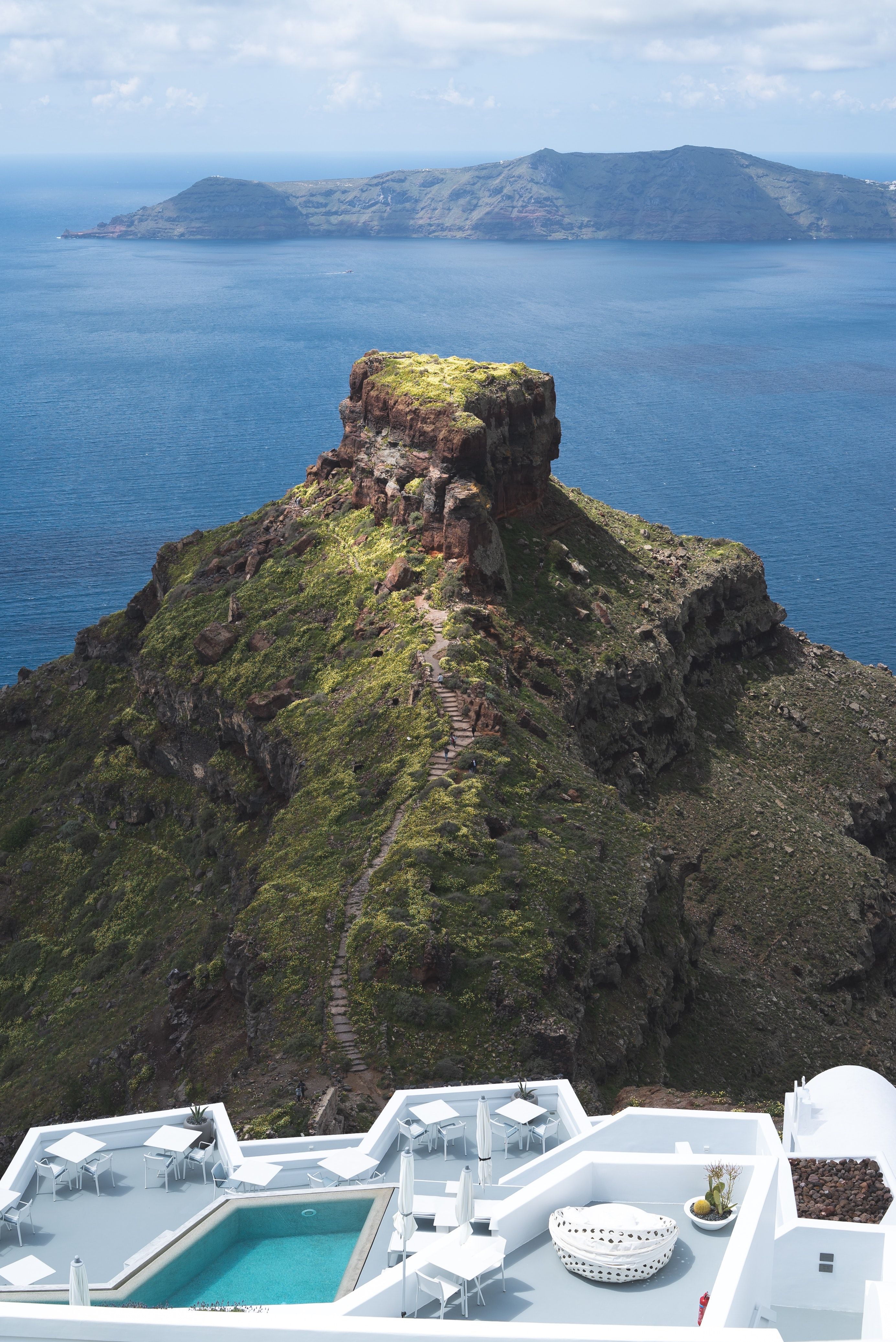 Graça hotel de luxo em Santorini 