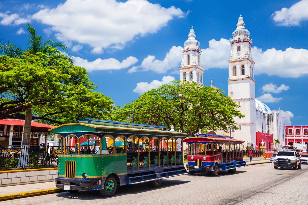 Independence Plaza in the Old Town of San Francisco de Campeche