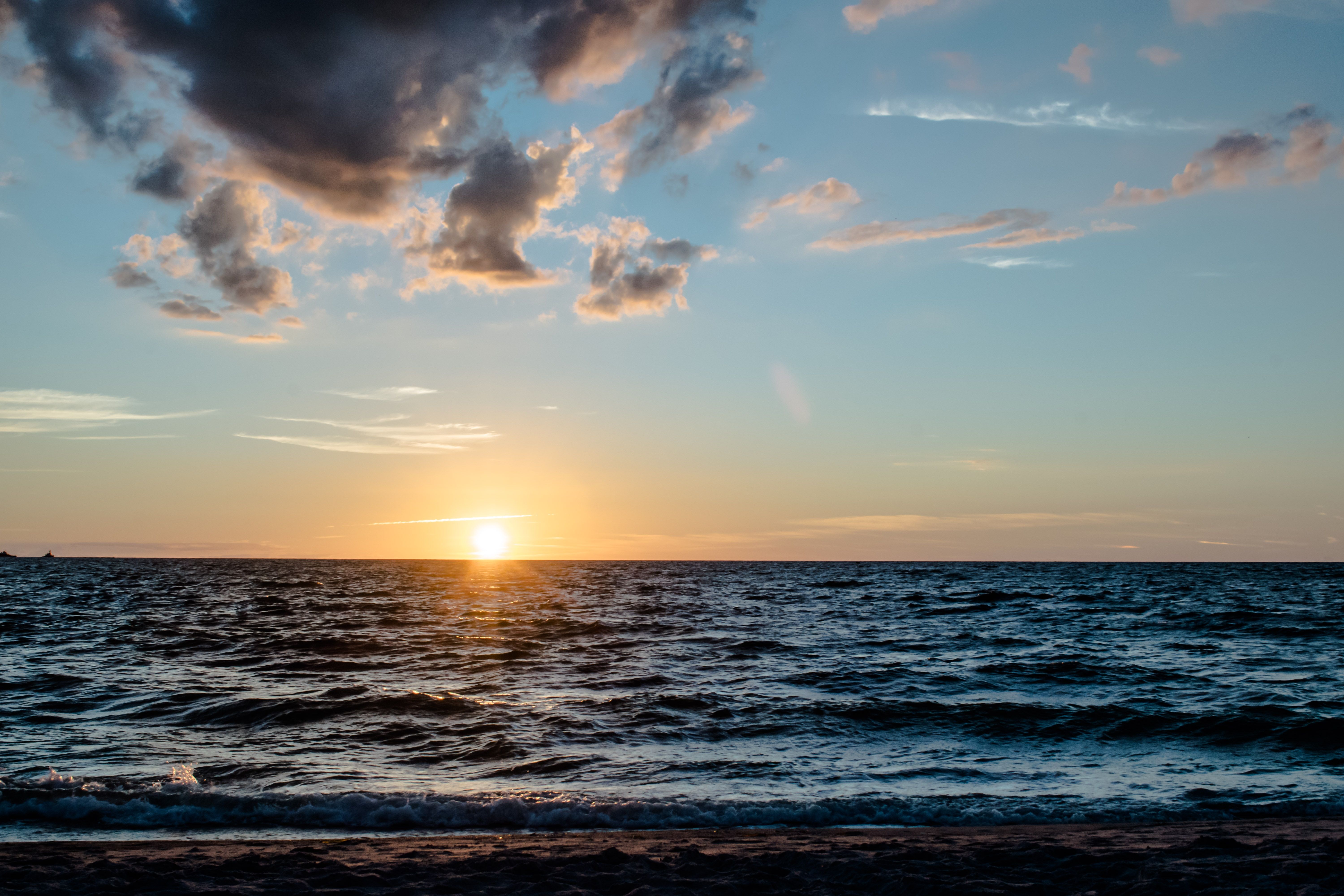 Beach sunset at Captiva Island in Florida