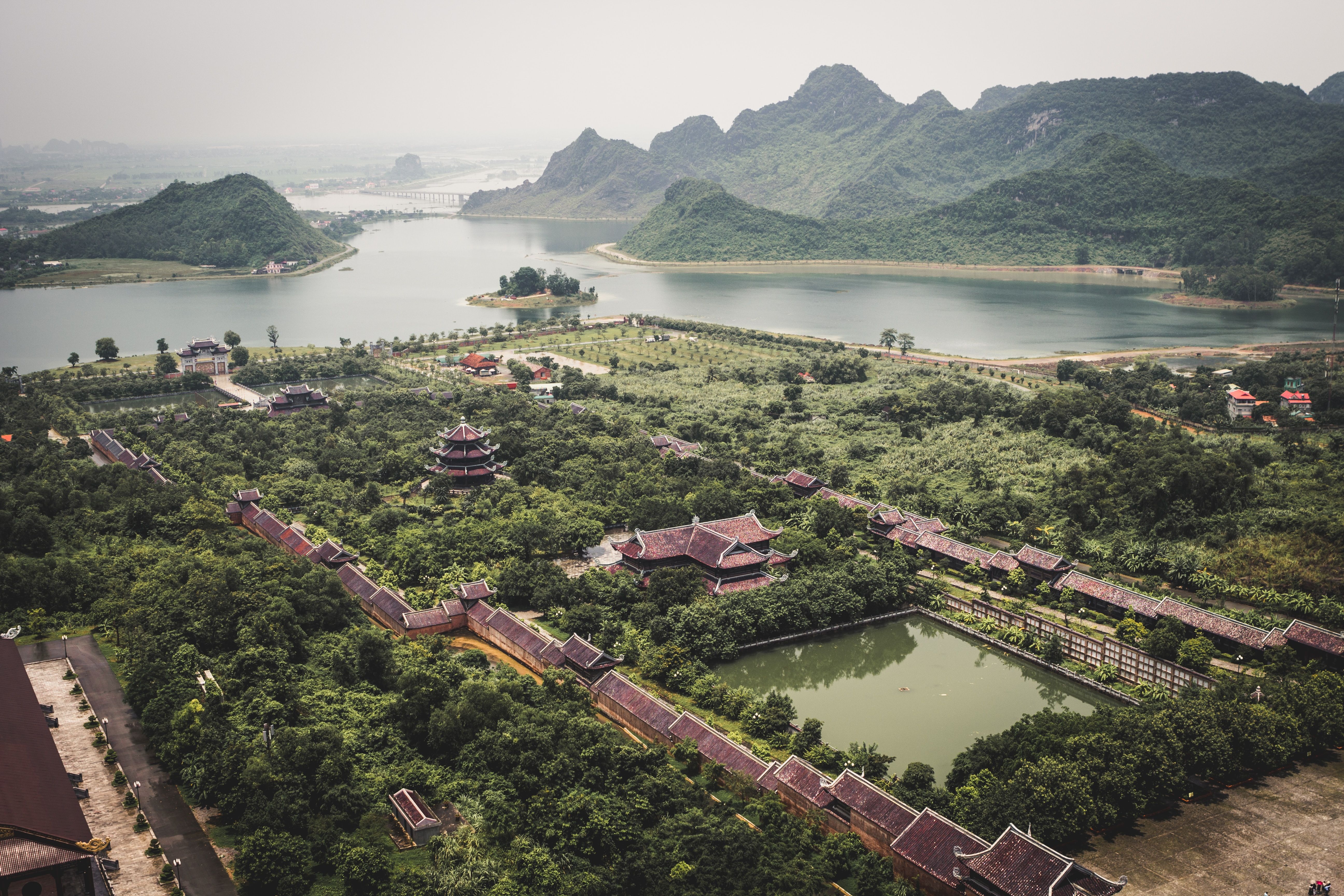 Aerial view of Ninh Binh