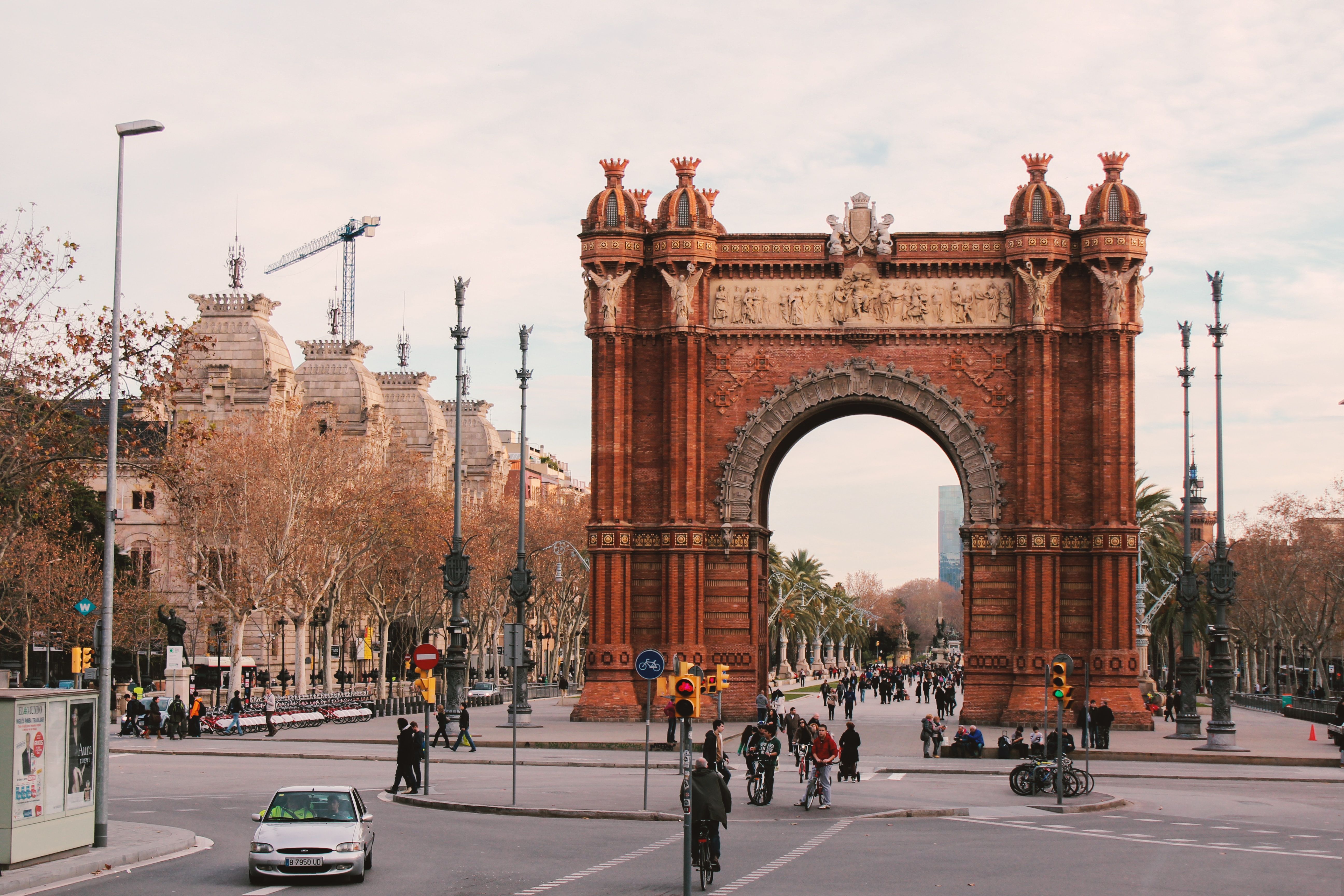 The arc of triumph in Barcelona.