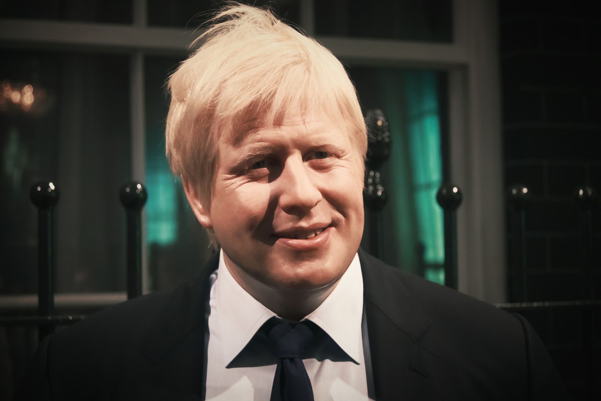Wax sculpture of Boris Johnson displayed at the Madame Tussauds Museum in London