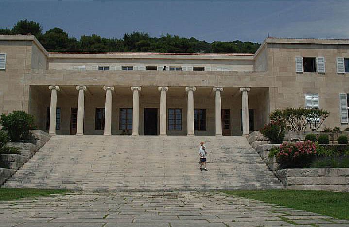 Exterior of the Mestrovic Gallery in Split, Croatia