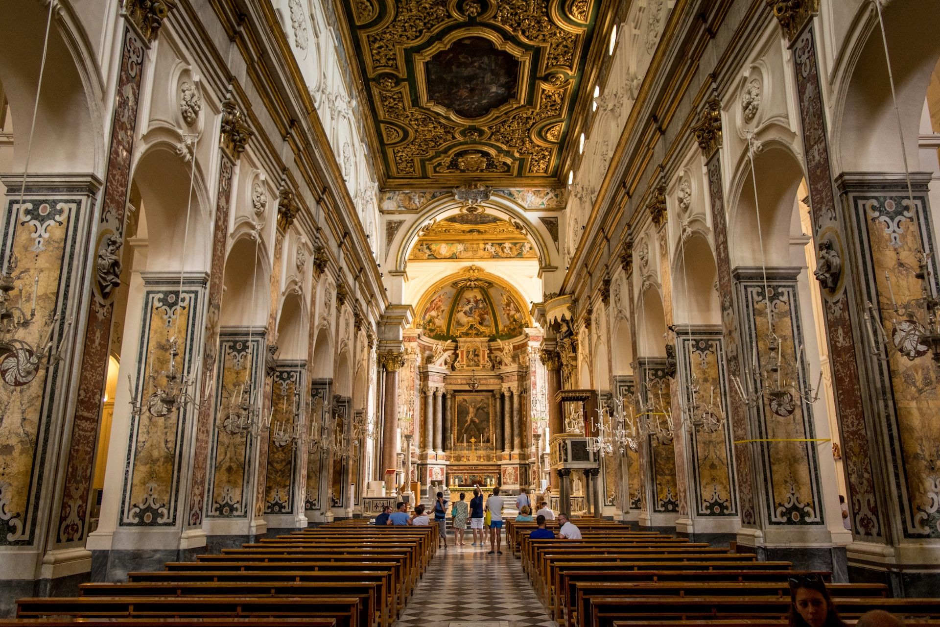 Inside of the Duomo Di Amalfi