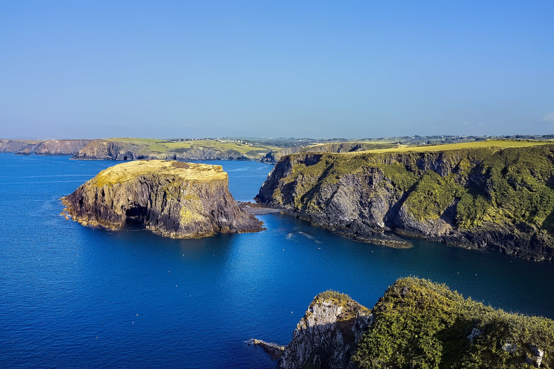 Coastal hike in Wales, St. Davids, United Kingdom