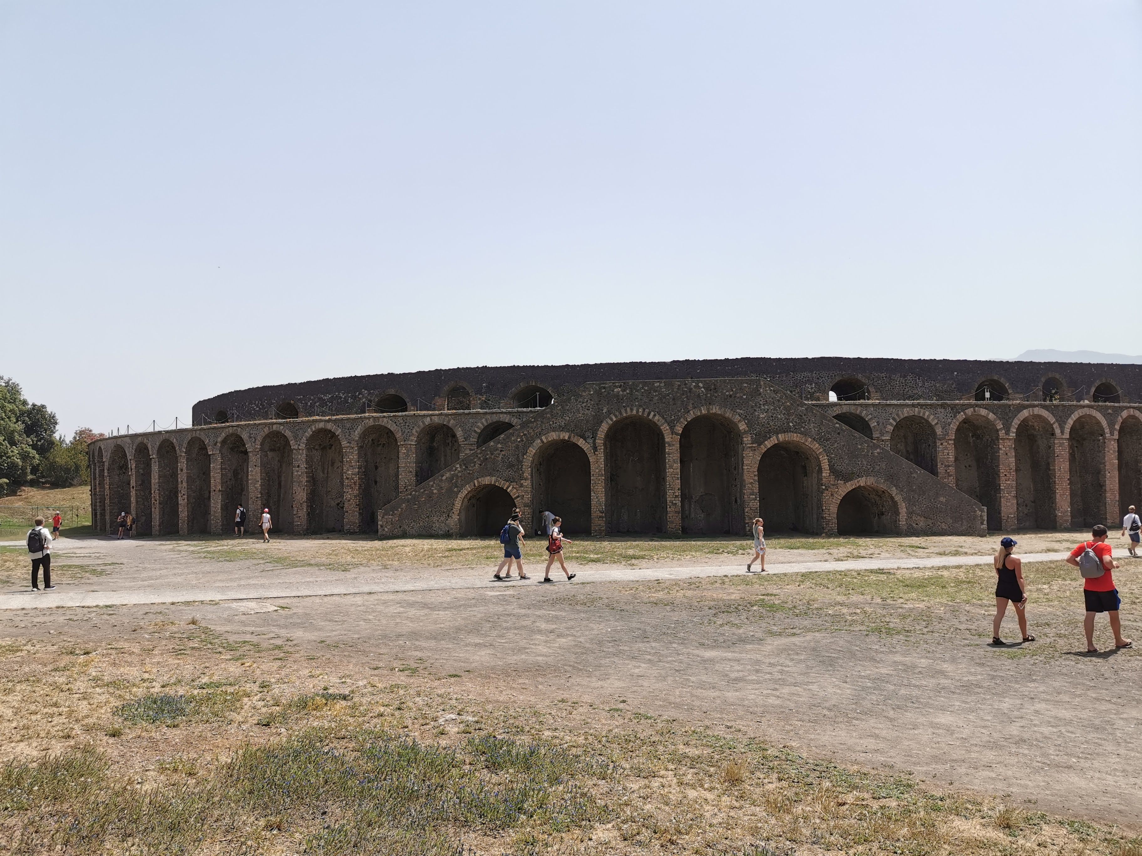 Outside of the Amphitheater Of Pompeii