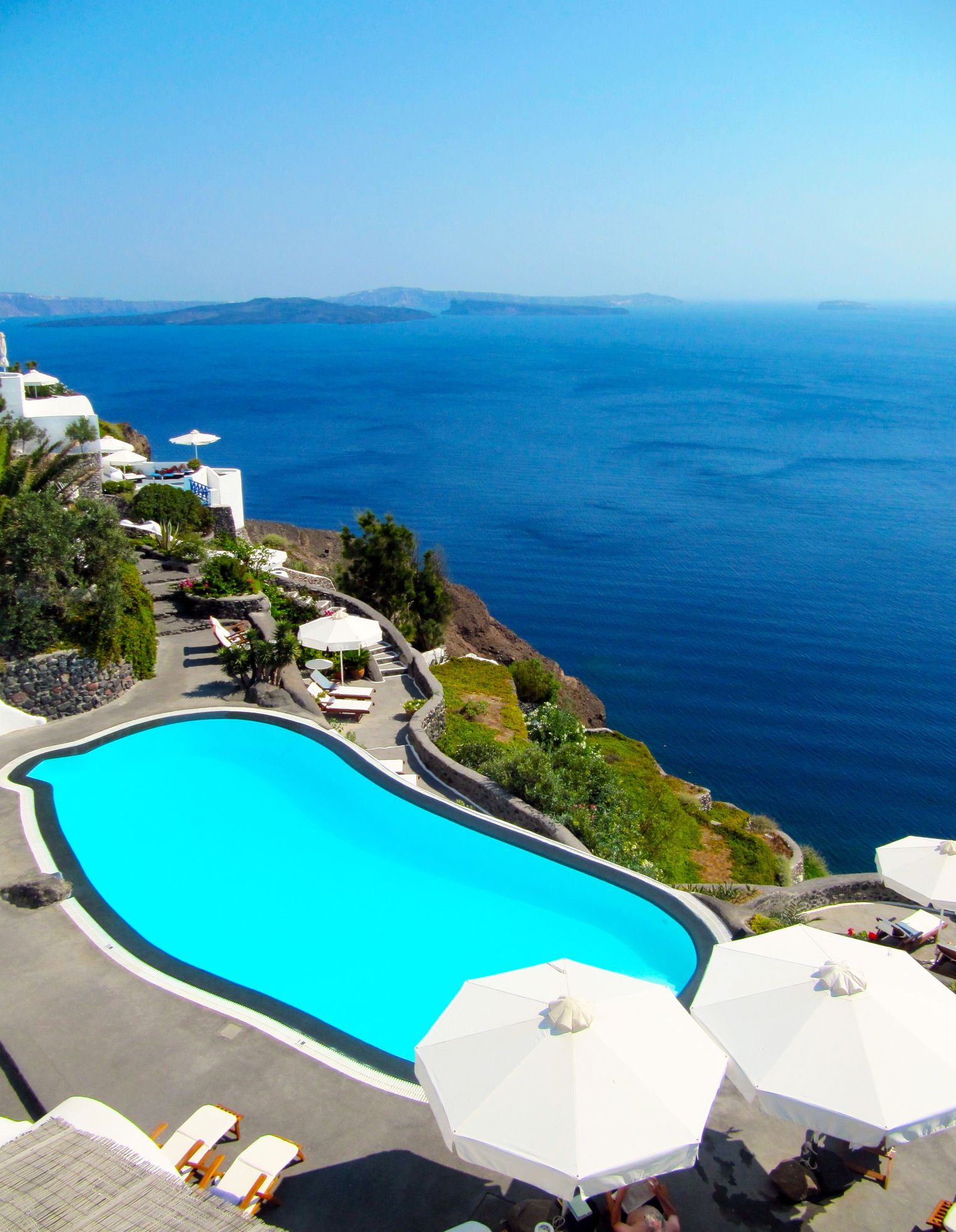 Hotel de luxo Perivolas em Santorini, Grécia 