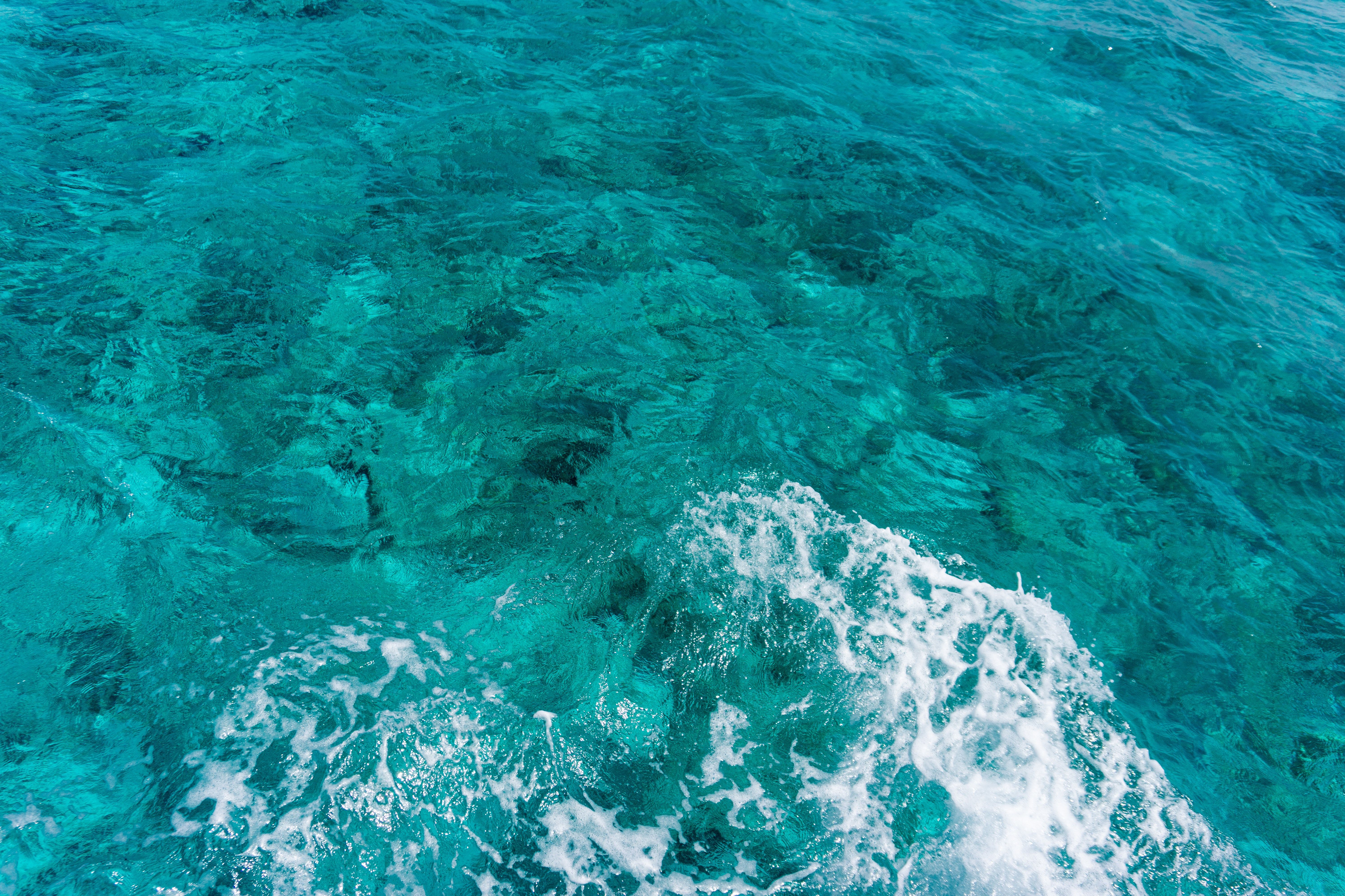 Rough water at the Cayman Islands