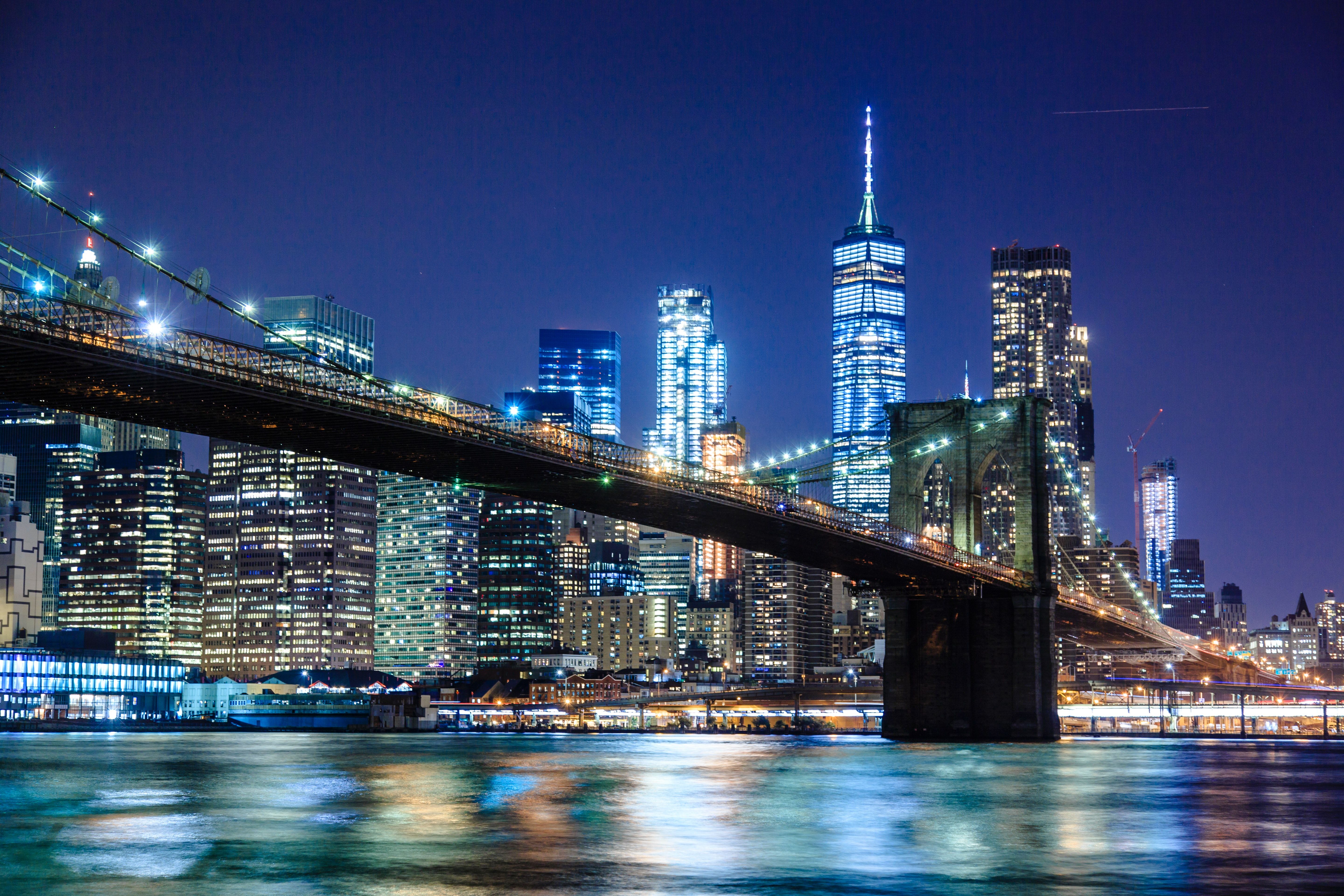 View from the water of New York City, NY