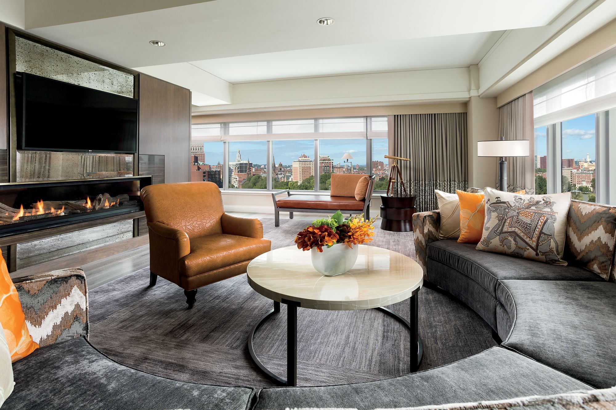 The Ritz-Carlton Boston suite downtown view