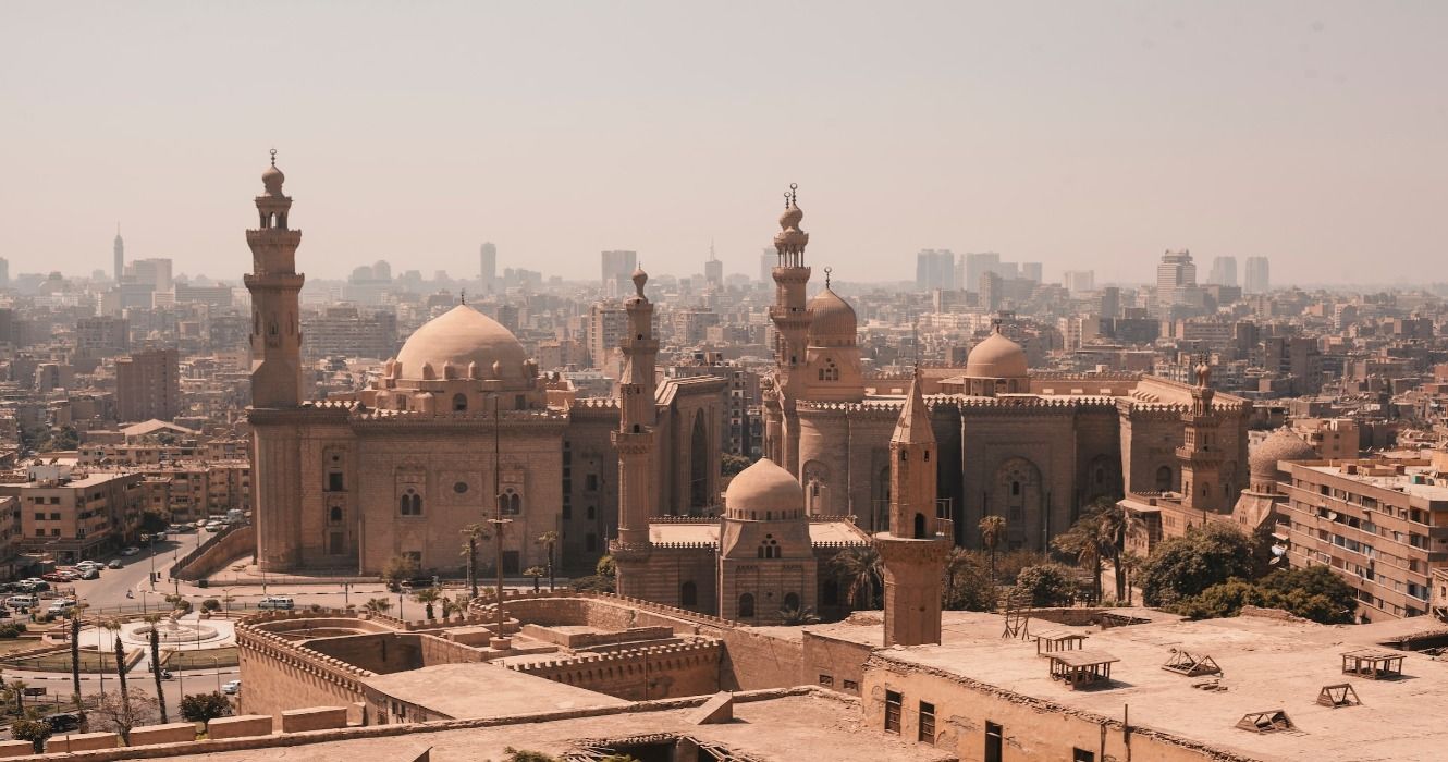 The Mosque of Rifai and Sultan Hassan in Cairo, Egypt
