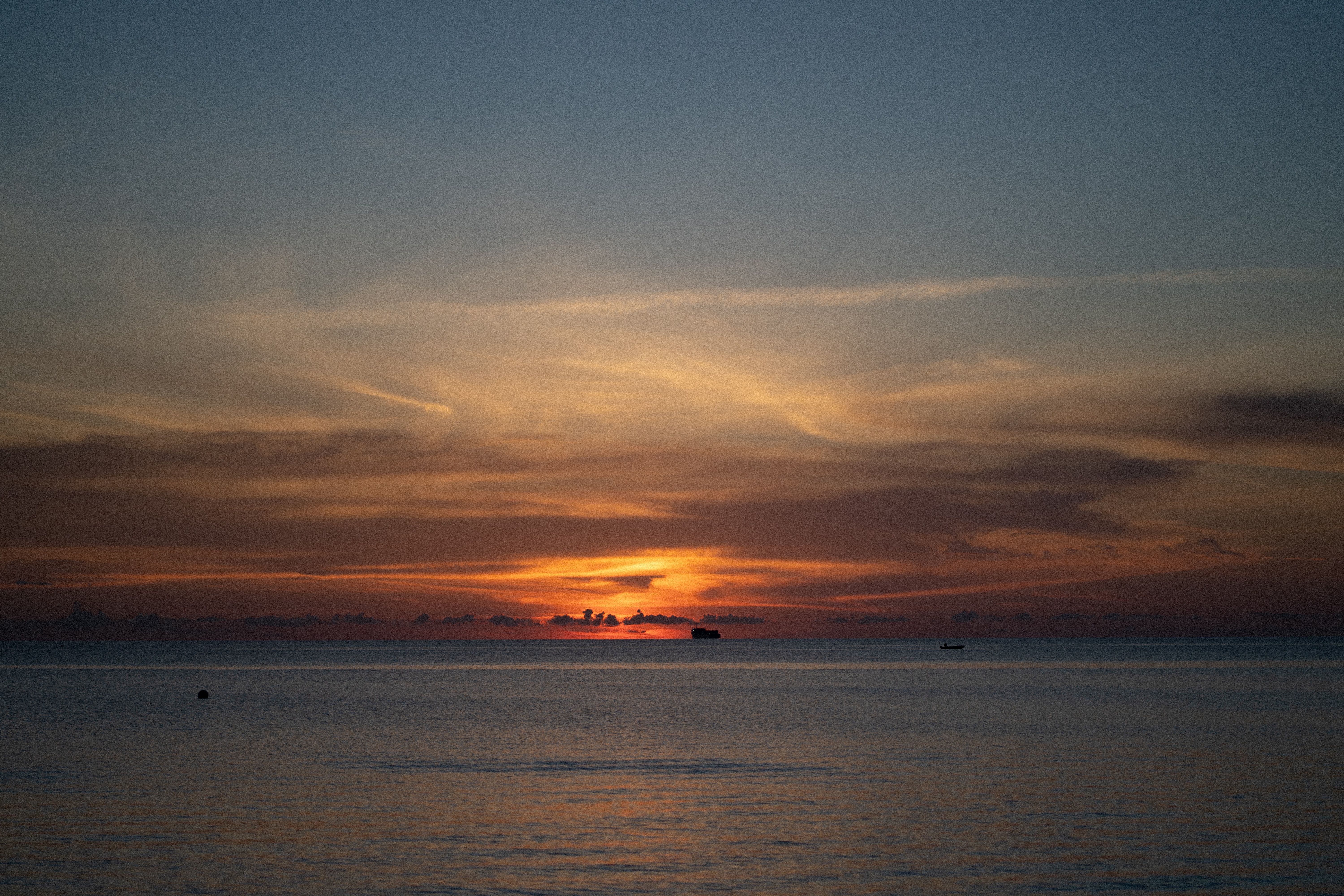 Cayman Brac Beach at sunset