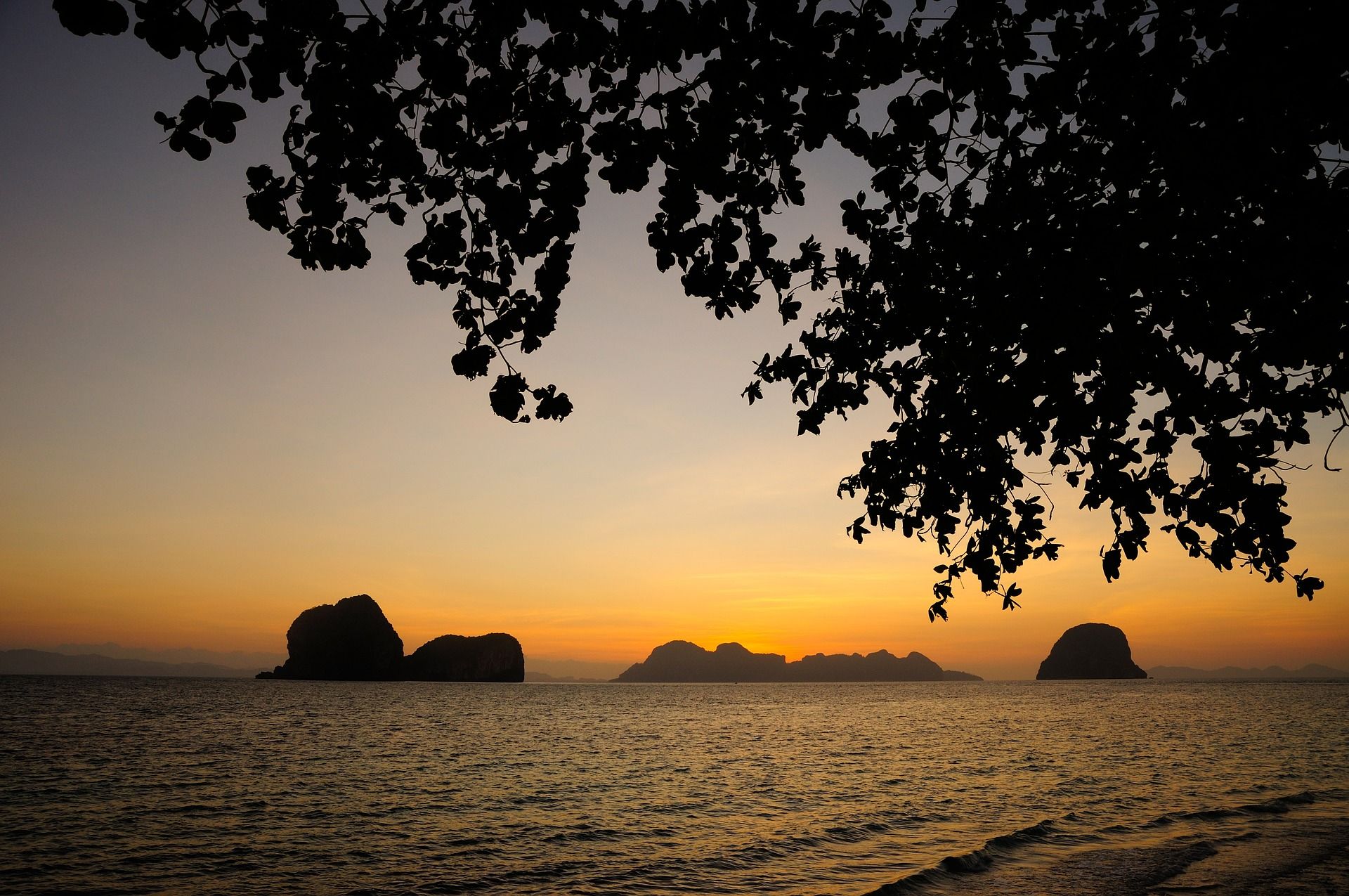 Sunset Scenery, Trang Sea
