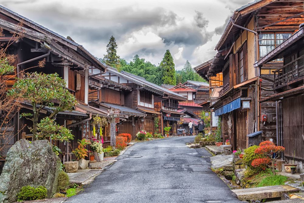 Scenic town Tsumago, Japan