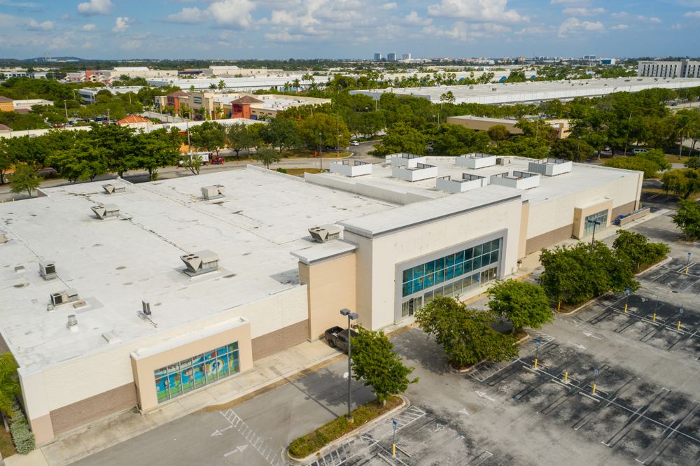 Aerial view of Miami International Mall