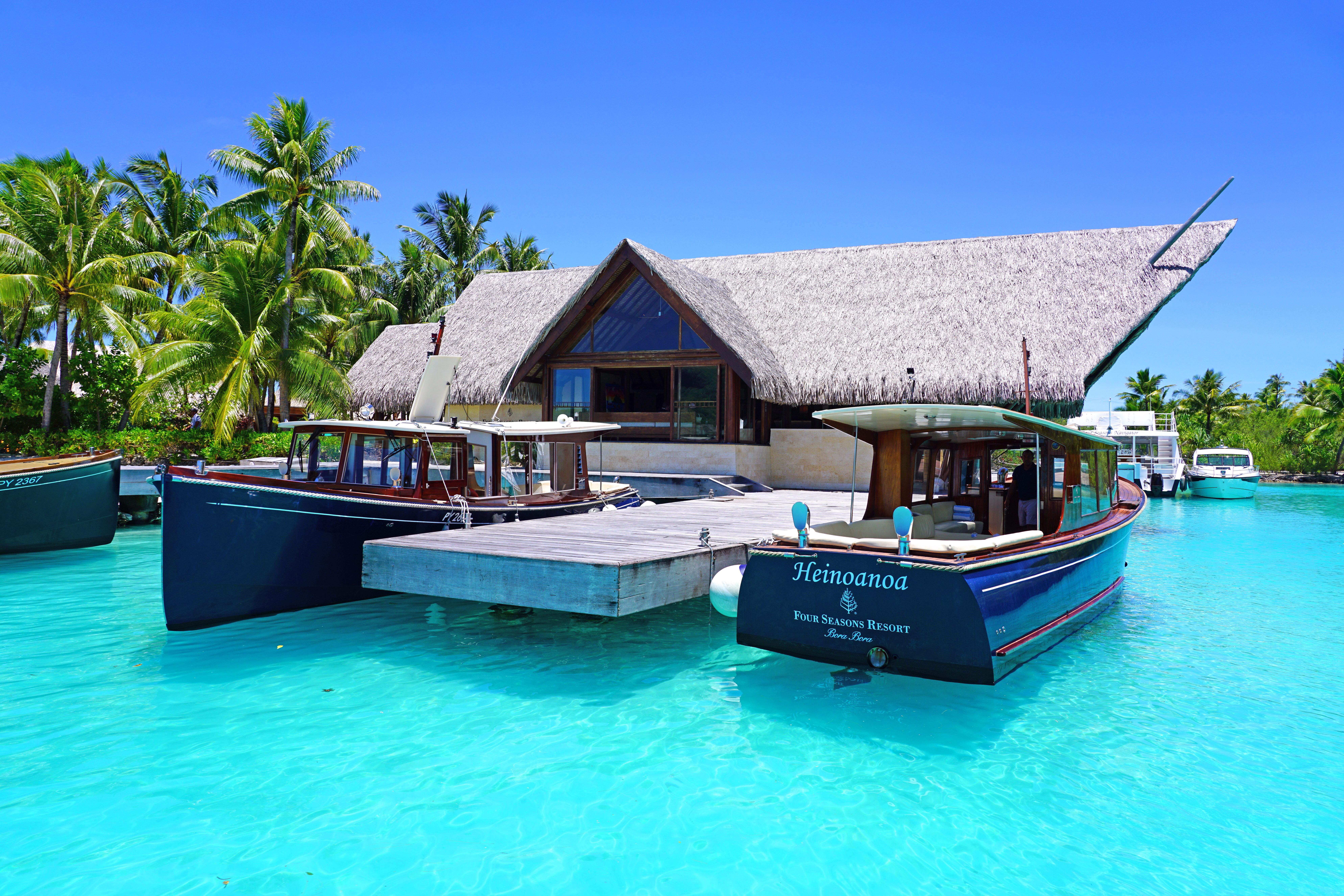 Four Seasons Resort Bora Bora on the Frech Polynesia